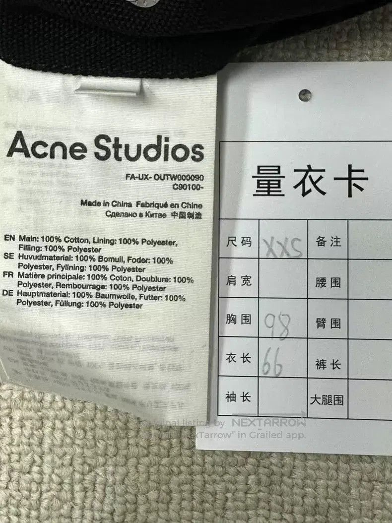 Acne Studios Acne Studios Solid Color Patch Pilot Long Sleeve Jacket Bl Size XXS / US 00 / IT 34 - 5 Thumbnail