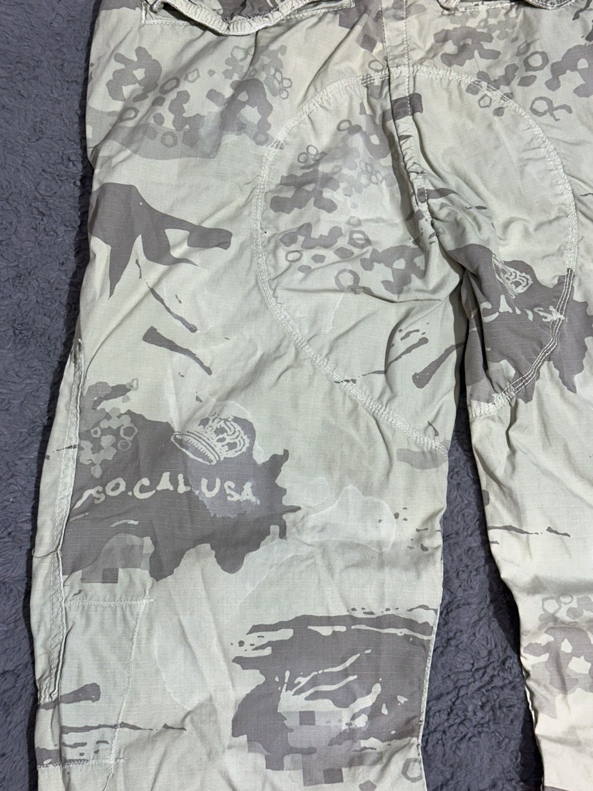 Z Brand Vintage Z-Brand "So Cal" Camo Cargo Pants Size US 34 / EU 50 - 10 Thumbnail