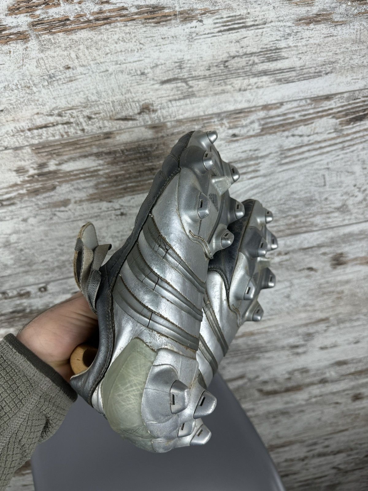 Adidas Mens Vintage Adidas Predator soccer boots sneakers rare Size US 9 / EU 42 - 16 Thumbnail