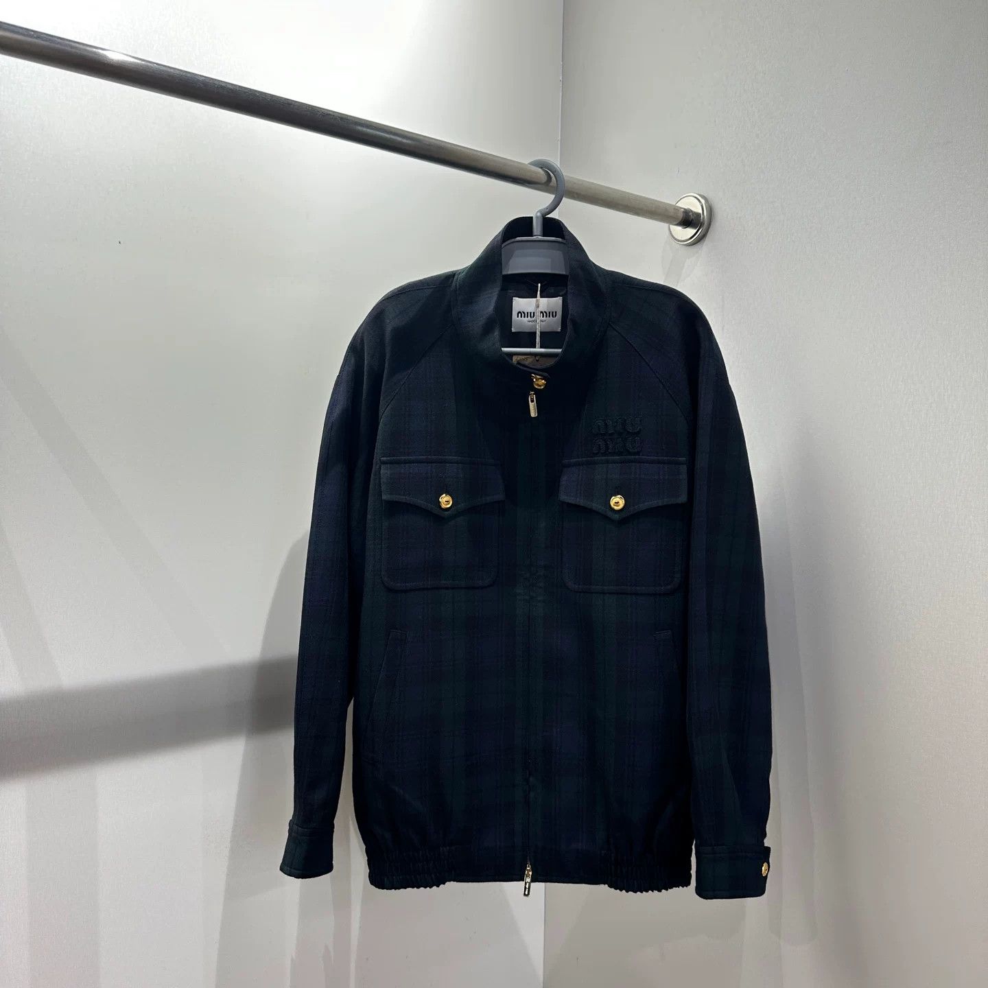 Miu Miu MiuMiu feb488 24FW Plaid Jacket Size XS / US 0-2 / IT 36-38 - 1 Thumbnail