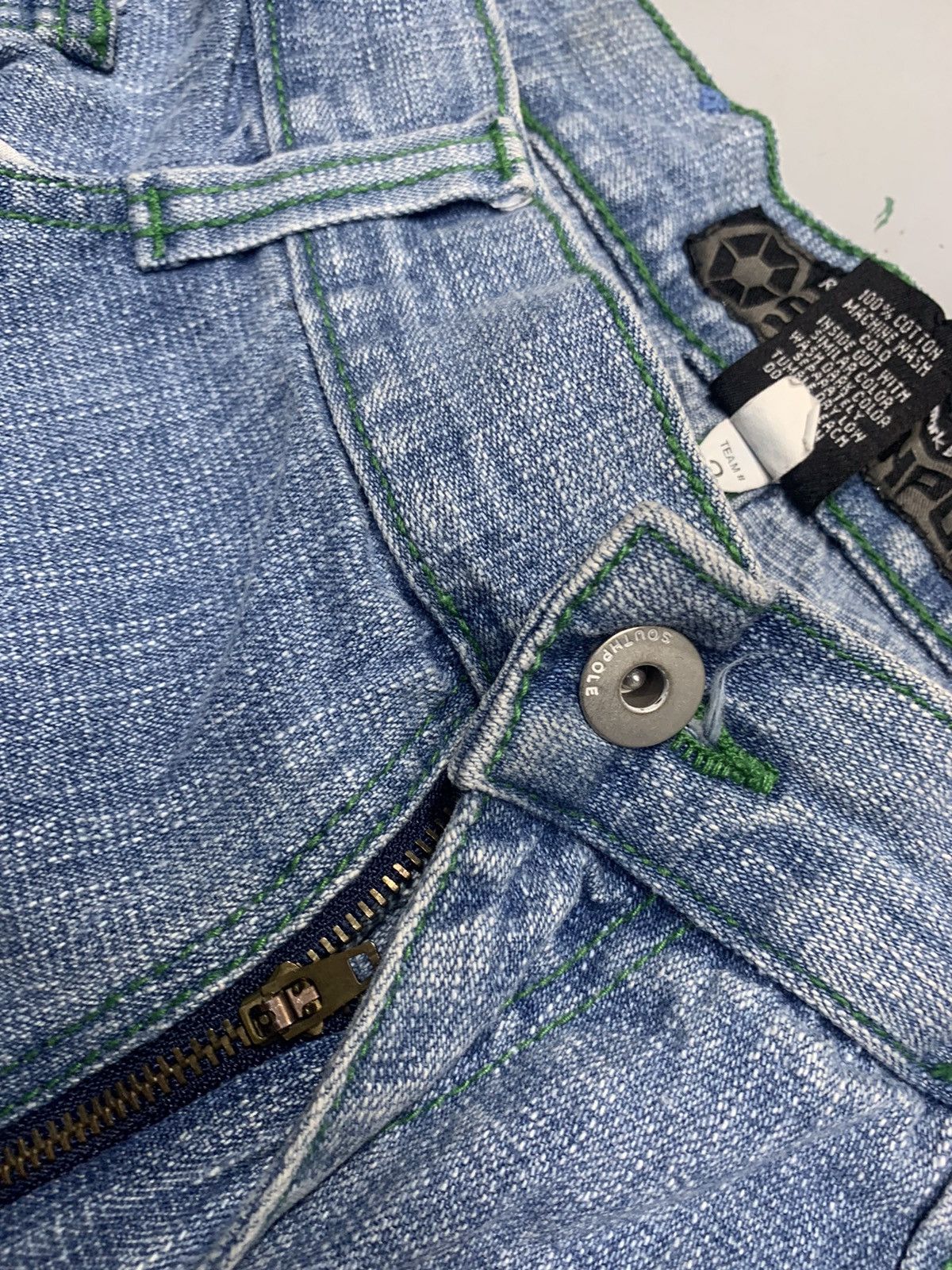 Southpole Vintage Southpole yellow tab denim jort Size US 34 / EU 50 - 4 Thumbnail
