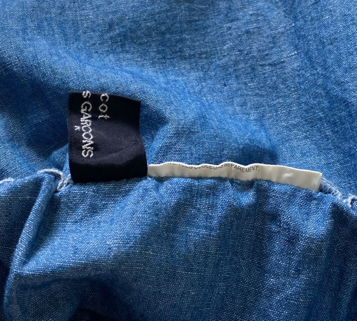 Tricot Comme des Garcons AD2007 Tricot CommeDesGarcons Raw Finish Tiered Denim Skirt Size 30" / US 8 / IT 44 - 6 Thumbnail