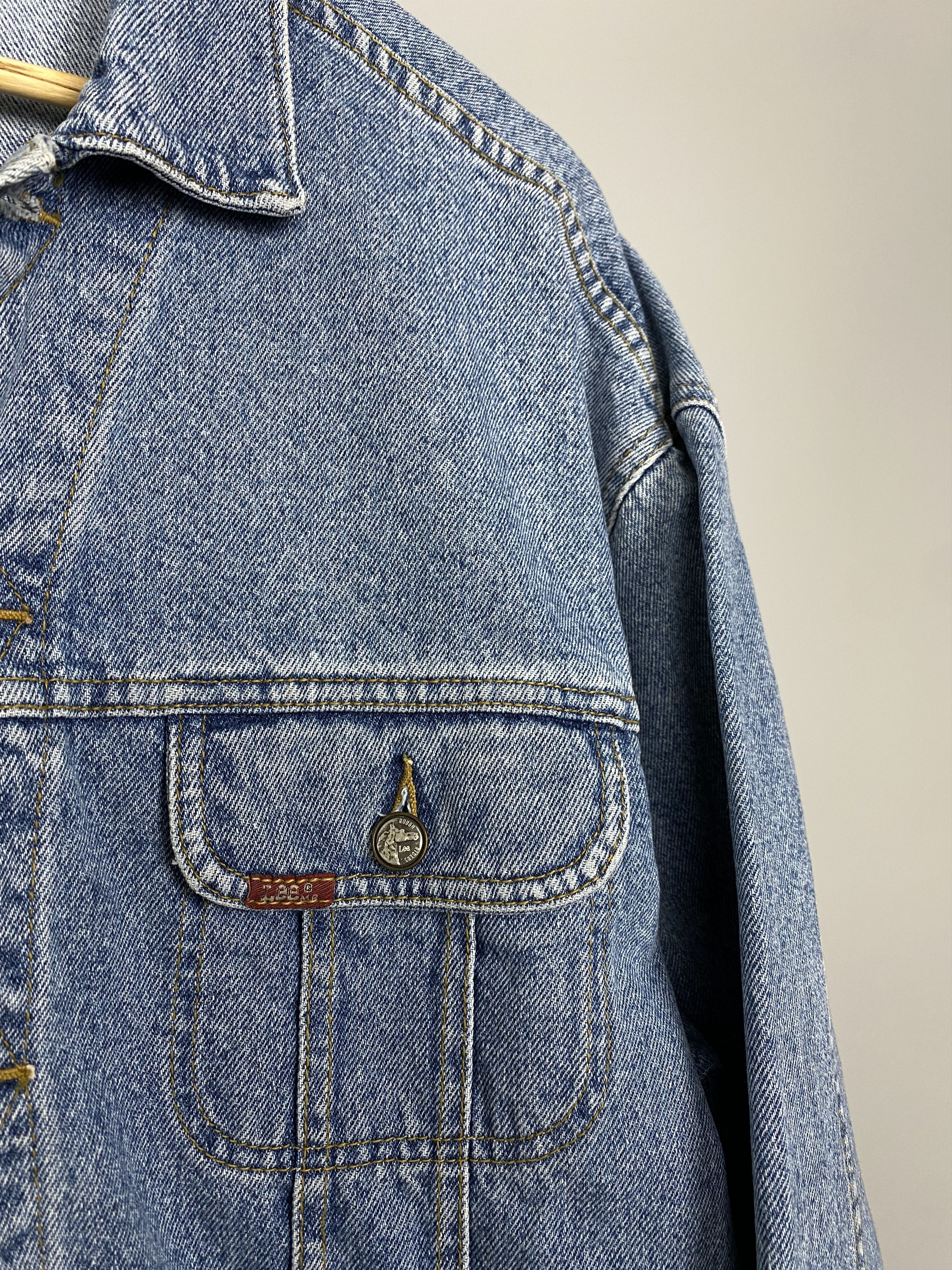 Lee 90’s Vintage LEE Rough Riders Denim Jacket Size US L / EU 52-54 / 3 - 3 Thumbnail