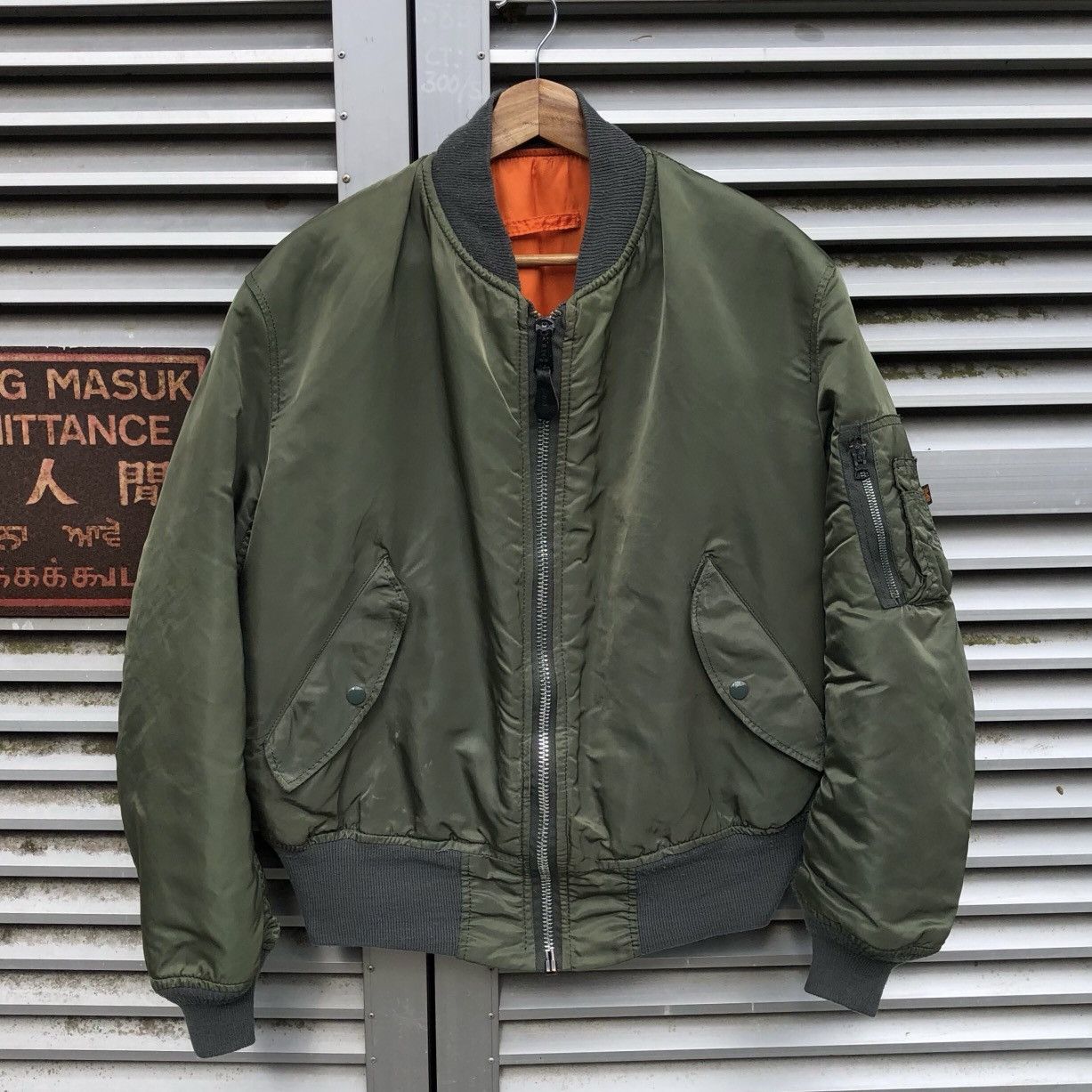 Alpha Industries VTG Alpha Industries Flyer’s Intermediate Ma-1 Bomber Jacket Size US L / EU 52-54 / 3 - 2 Thumbnail