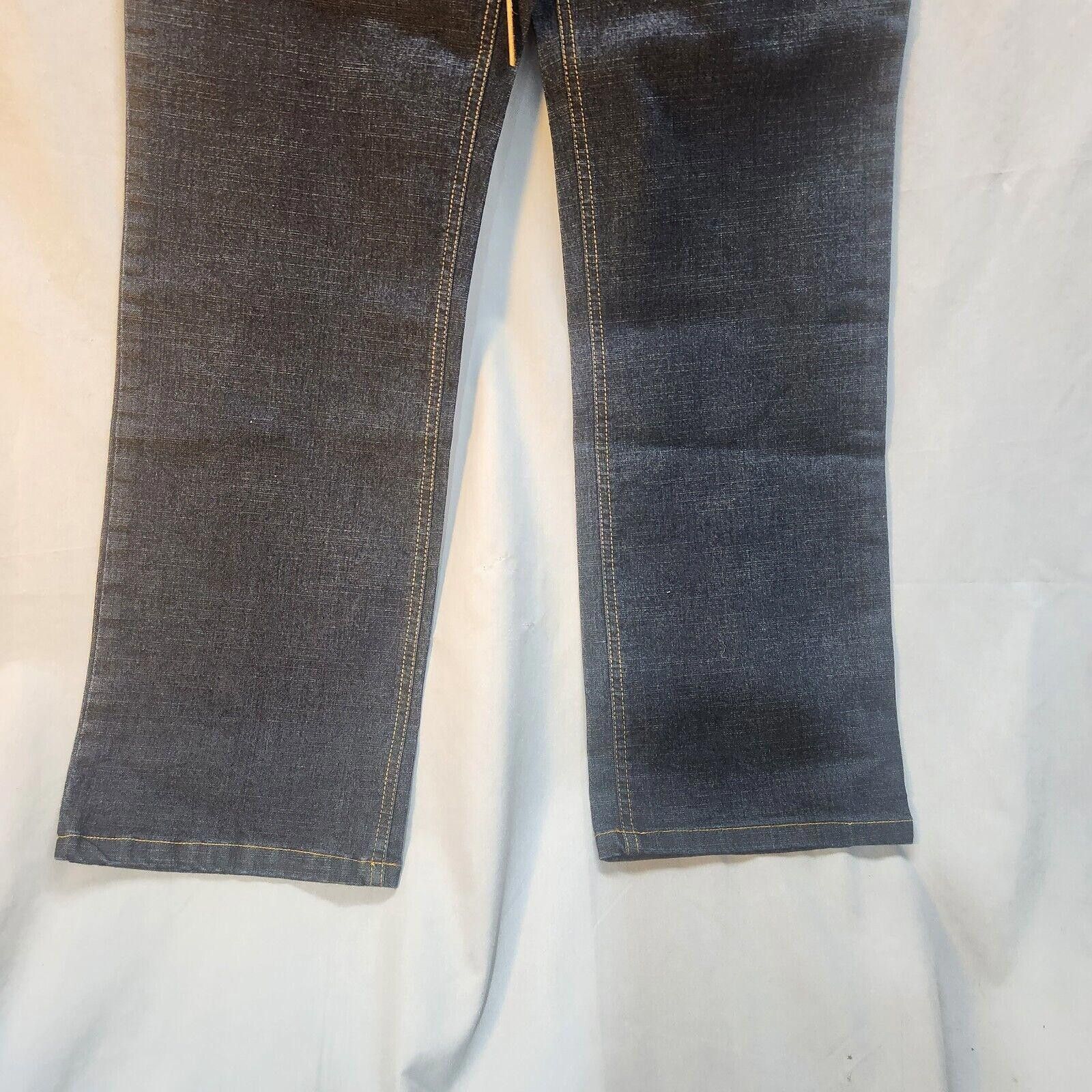 Designer Gloria Vanderbilt Boot Cut Suede Top Jeans Size 8 NWT Size 30" / US 8 / IT 44 - 2 Thumbnail
