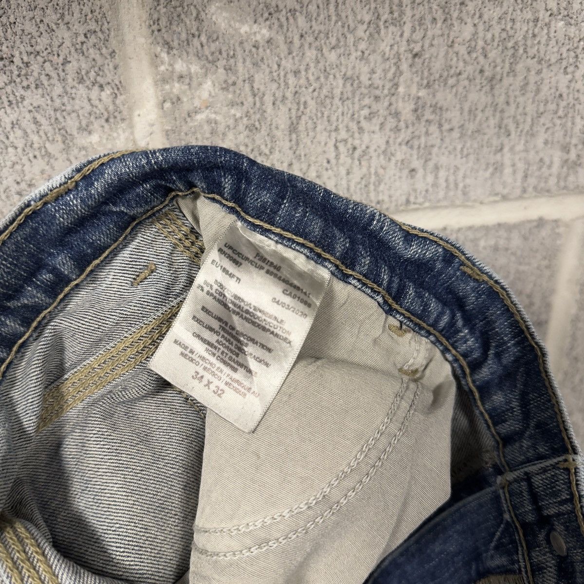 Vintage Vintage Mud Wash Dickies Jeans ERD Grunge Thrashed Faded Size US 34 / EU 50 - 7 Thumbnail