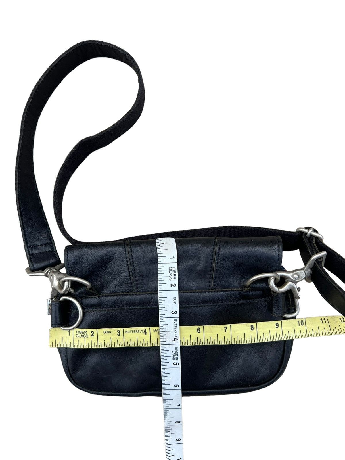Leather OTIAS Japan Black Cow Leather Mini Bag Size ONE SIZE - 25 Thumbnail