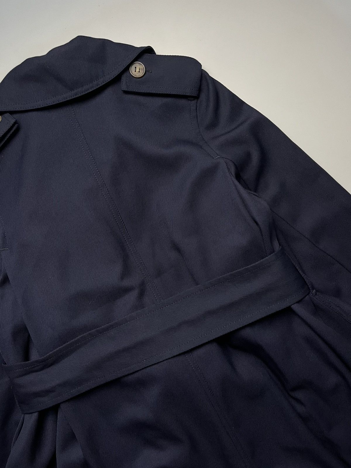 Acne Studios Acne Studios Olwen Twill Trench Coat Size XXS / US 00 / IT 34 - 12 Thumbnail