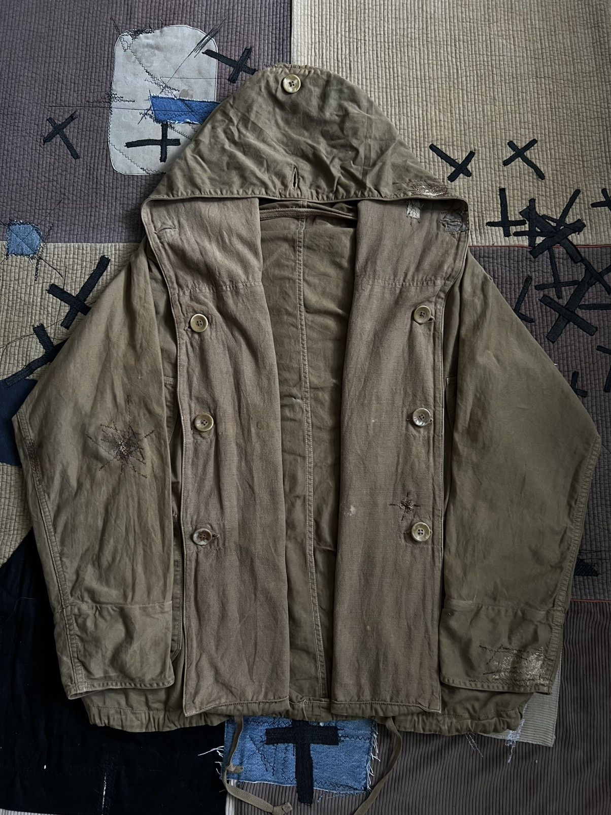 Kapital GRAIL🔥RARE VTG KAPITAL KATSURAGI MILITAR RINGCOAT OVERSIZED Size US XL / EU 56 / 4 - 7 Thumbnail