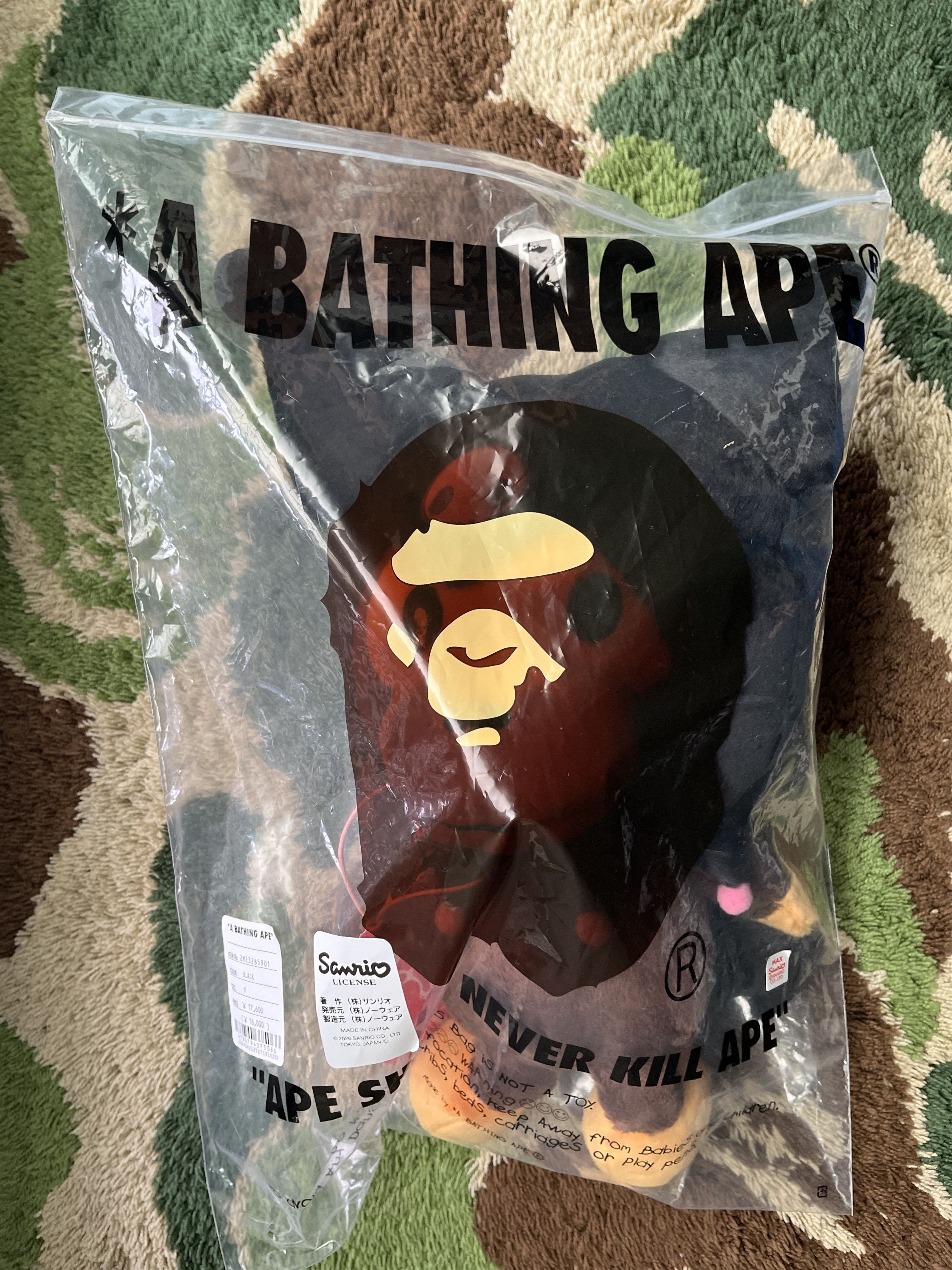 Bape BAPE SANRIO CHARACTERS KUROMI PLUSH DOLL Size ONE SIZE - 4 Thumbnail