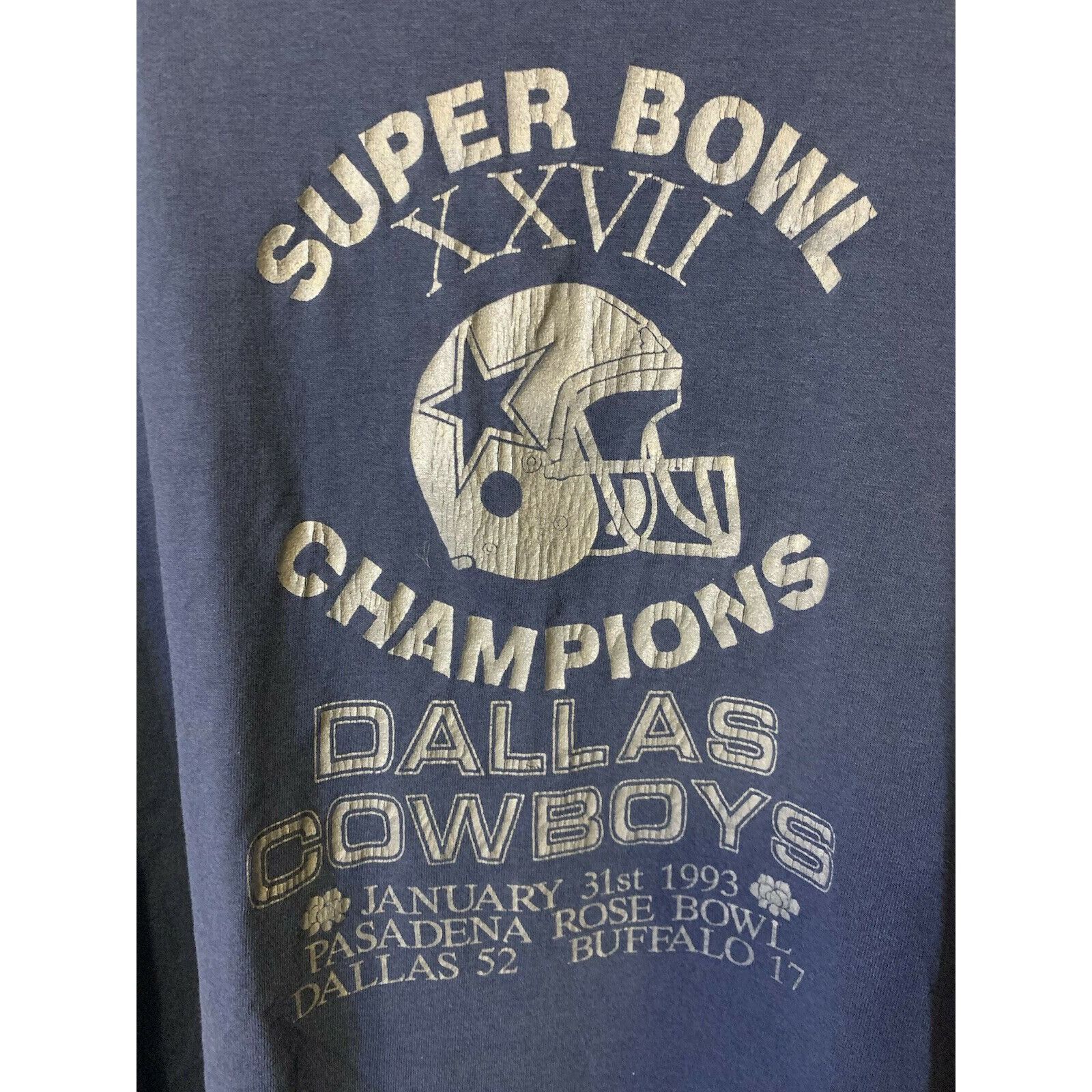 Other Vintage Super Bowl 1993 Dallas Cowboys T Shirt Screen Stars Size US XXL / EU 58 / 5 - 1 Thumbnail