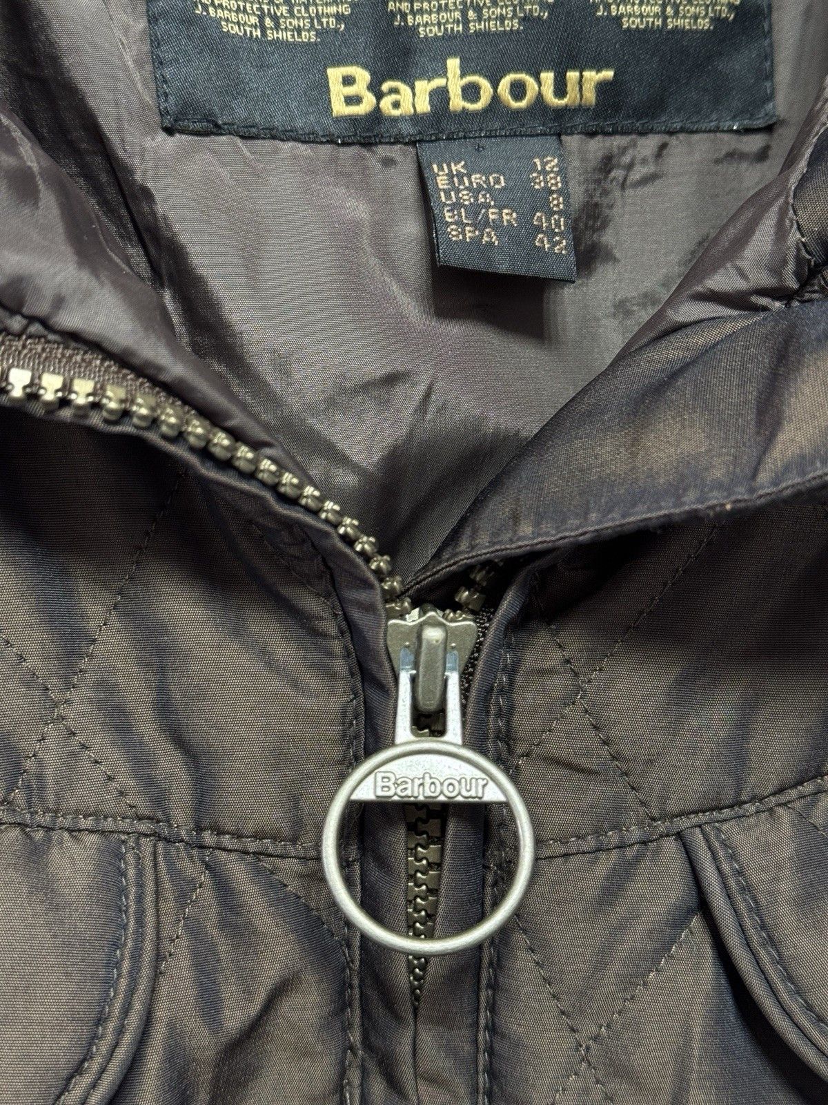 Barbour Barbour Cameron Lux Quilt Brown Womens Hooded Jacket Size M / US 6-8 / IT 42-44 - 3 Thumbnail