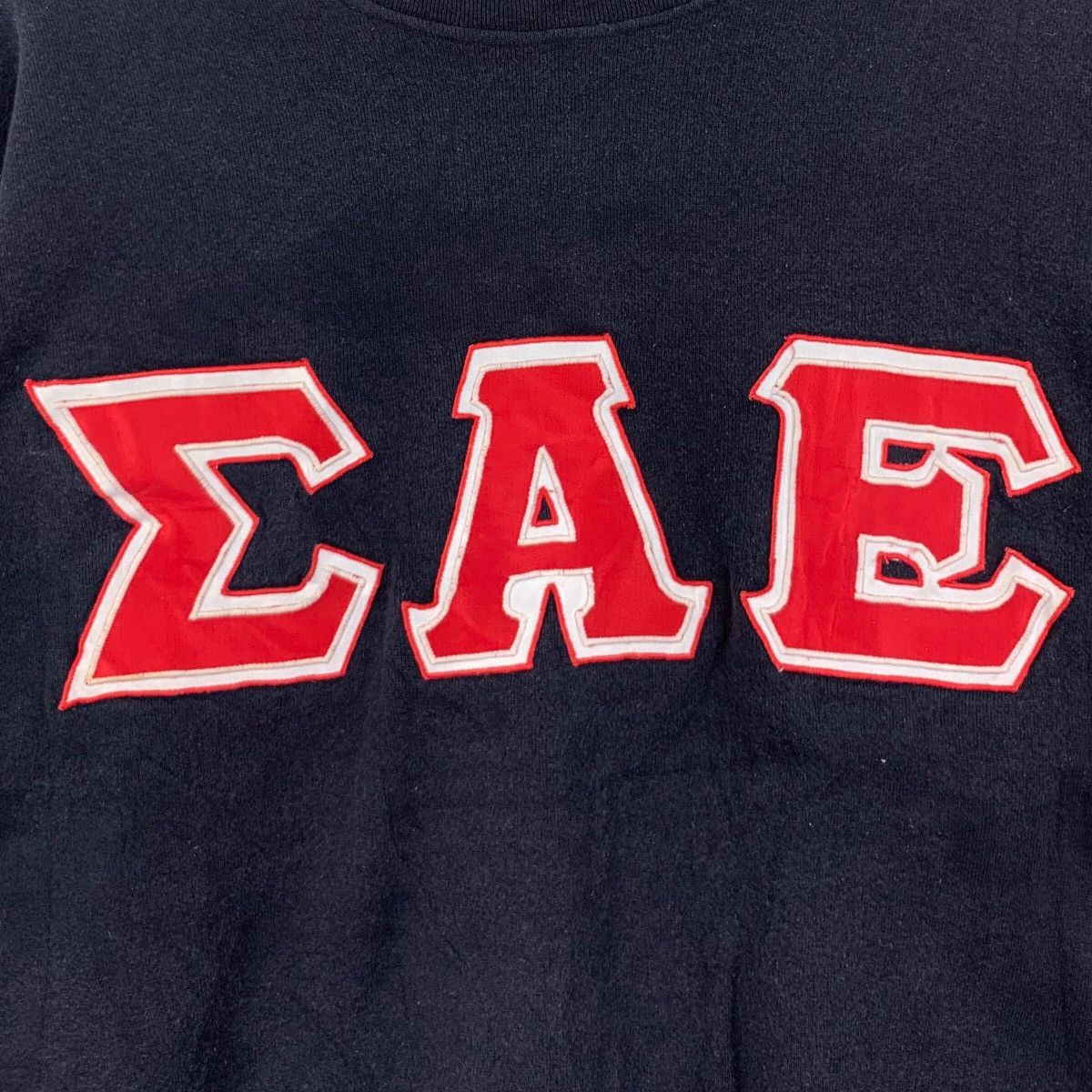 Vintage Vintage SIGMA ALPHA EPSILON Sign Usa By Oneita Sweatshirt Size US L / EU 52-54 / 3 - 3 Thumbnail