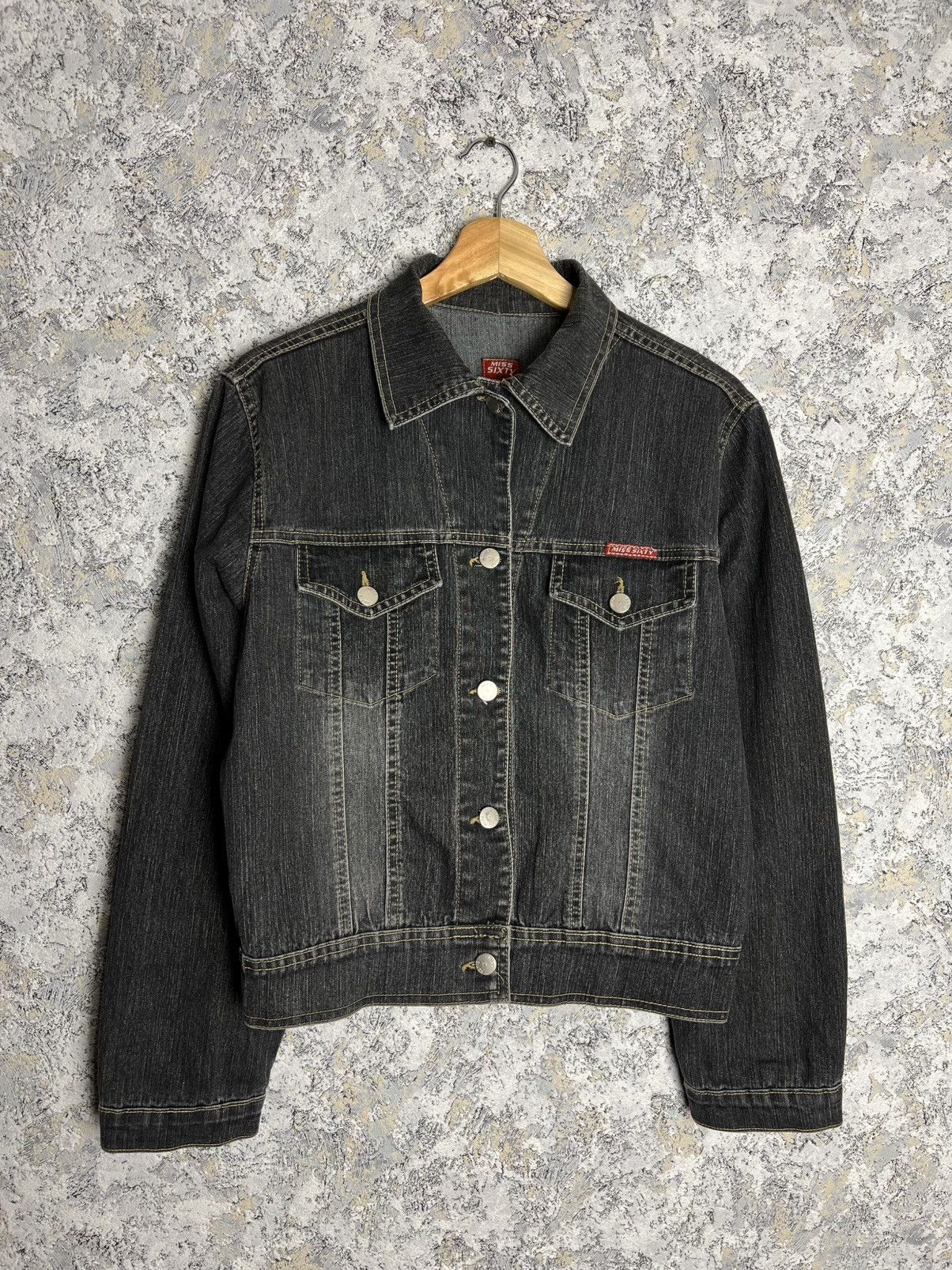 Vintage Y2K Miss Sixty Denim Jacket Size M Made in Italy