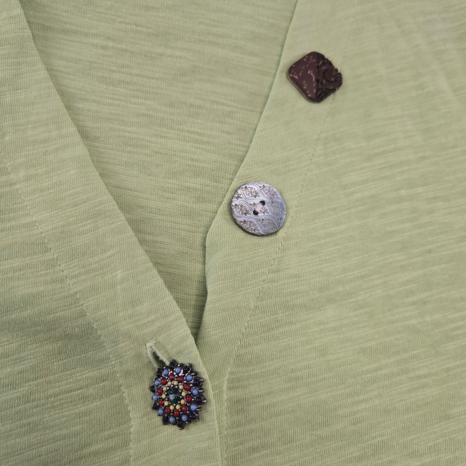 Other Green Button Front Lightweight Cardigan Size Small Size S / US 4 / IT 40 - 7 Thumbnail