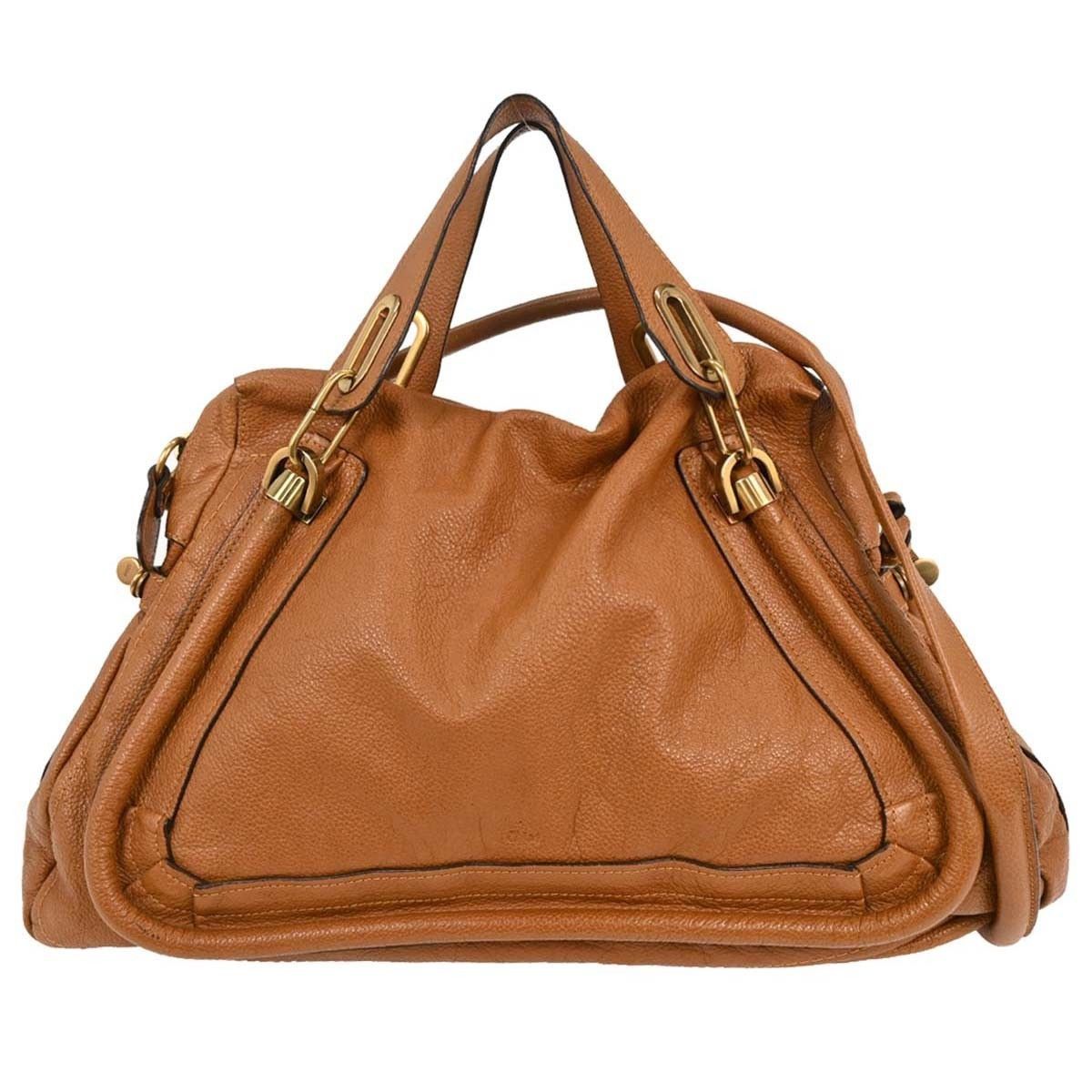 Chloe Chloe Paraty Top Handle Bag Leather Size ONE SIZE - 1 Thumbnail