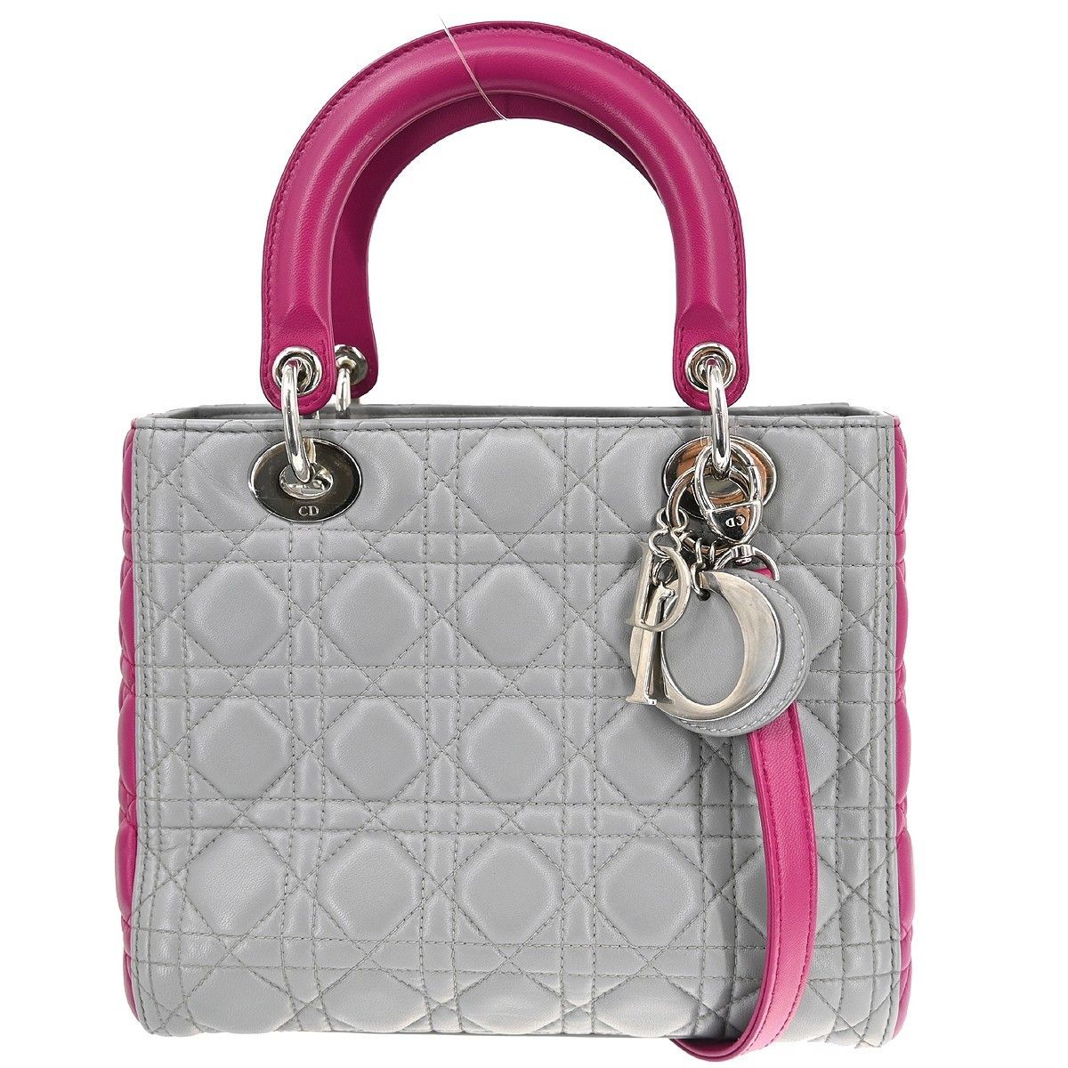 Dior Christian Dior Lady Dior Bag Cannage Quilt Lambskin Size ONE SIZE - 1 Thumbnail