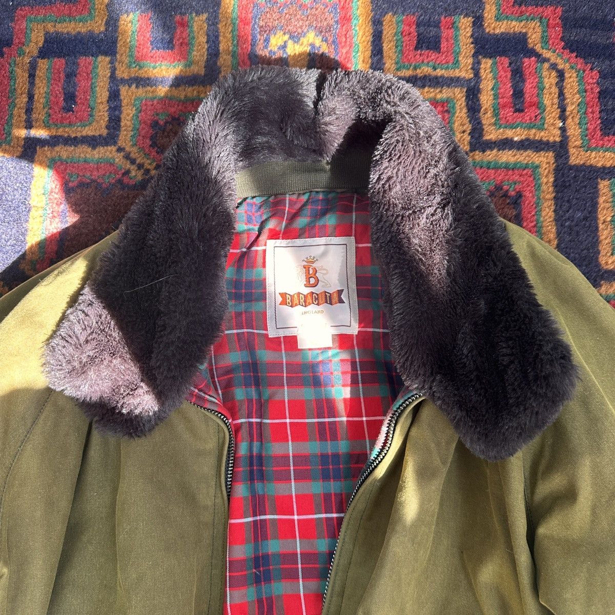 Baracuta Baracutu G9 Winter Insulated Jacket with Eco Fur Collar Size US M / EU 48-50 / 2 - 2 Thumbnail
