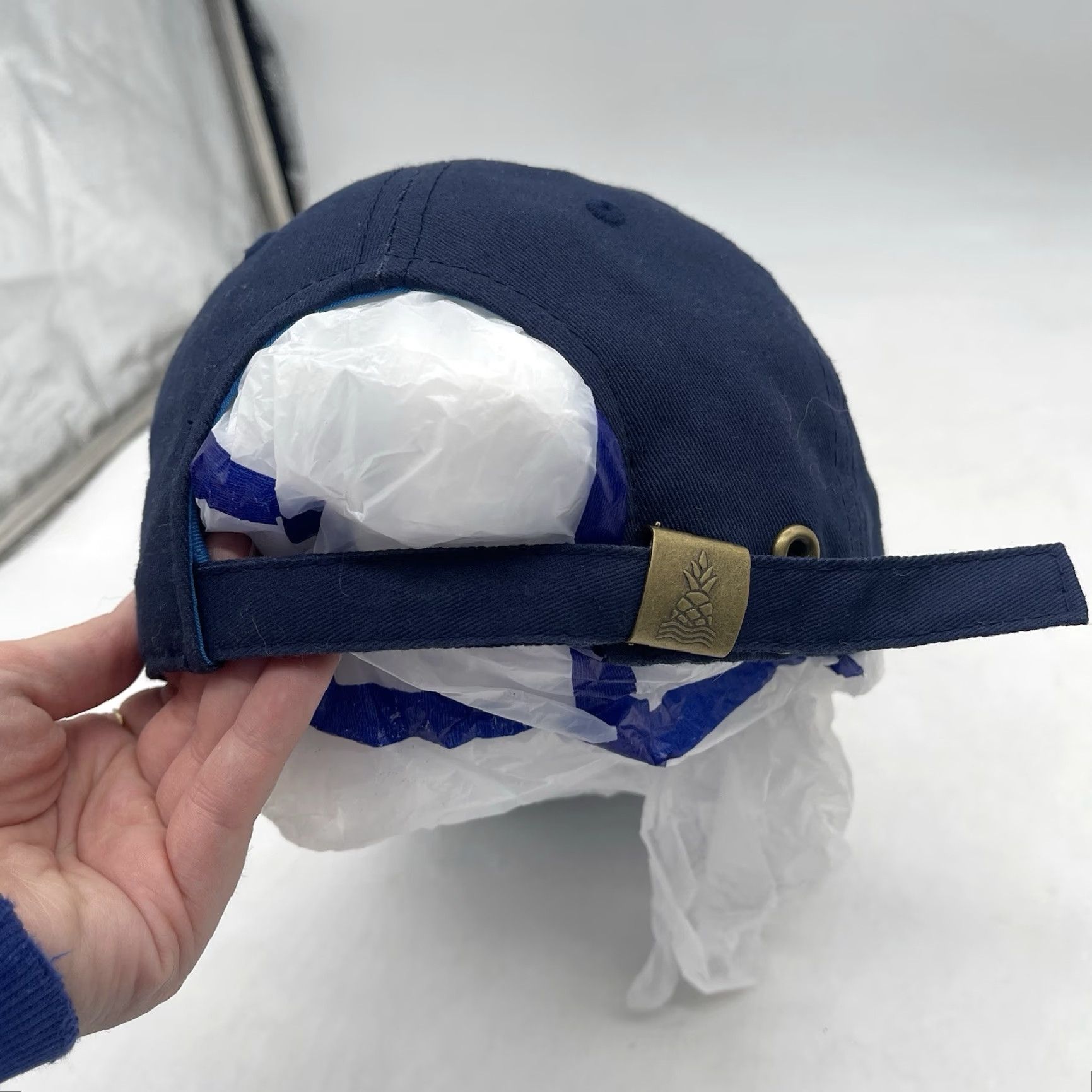 Chubbies Chubbies Baseball Dad Hat Harding-Lane Strapback Adjustable Flag OSFA USA Logo Mens Adjustble Navy Blue Cap 80s 90s Beach American Size ONE SIZE - 6 Thumbnail