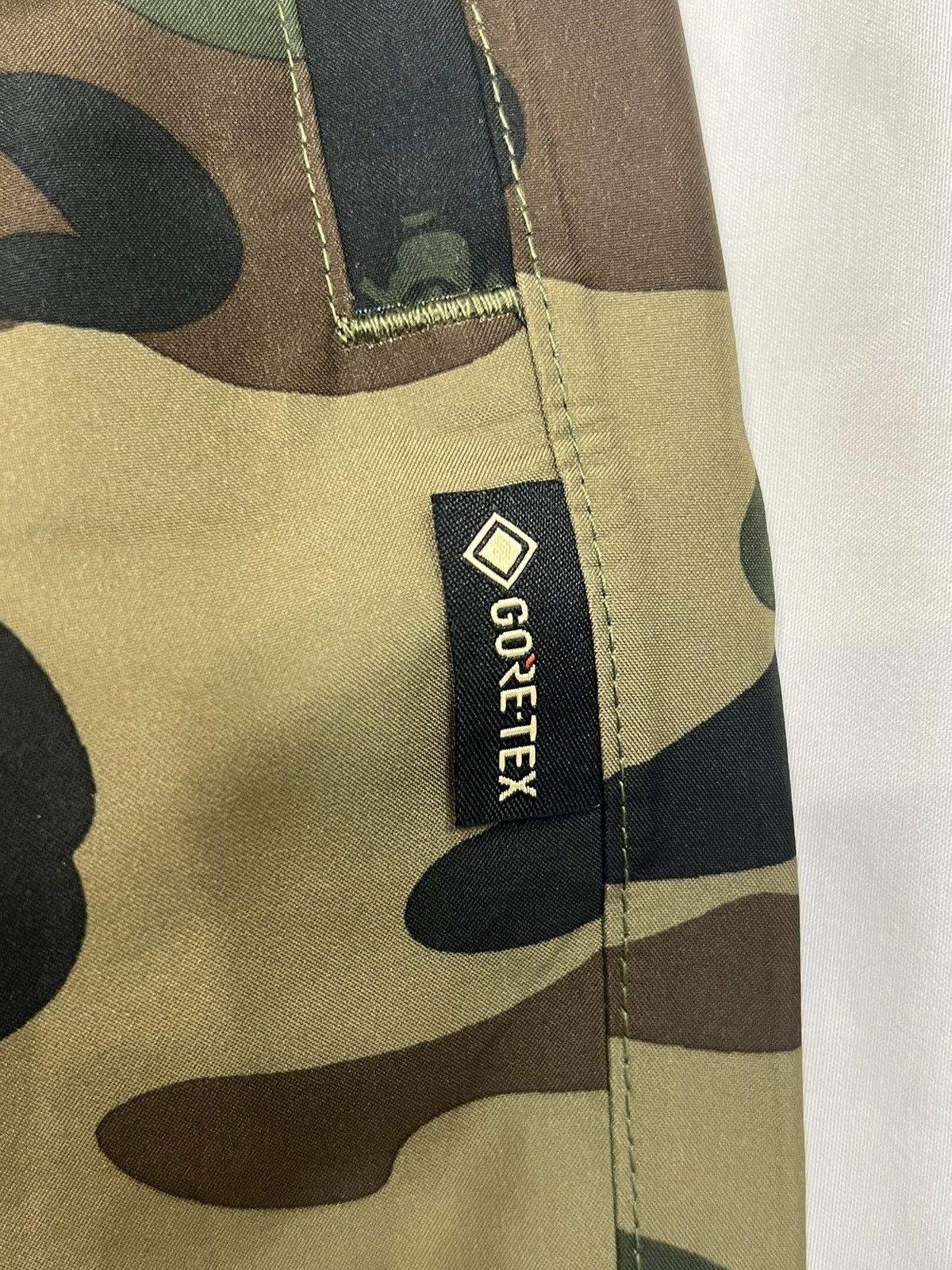 Bape Bape 1st Camo Green GoreTex Track Pants S Size US 30 / EU 46 - 2 Thumbnail