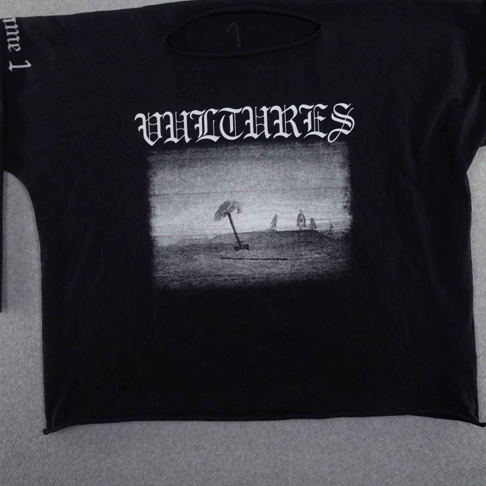 Yeezy Yeezy Ye Kanye West T shirt Adult XL Black Vultures Vol 1 Album Rap Tee Mens Size US XL / EU 56 / 4 - 7 Thumbnail