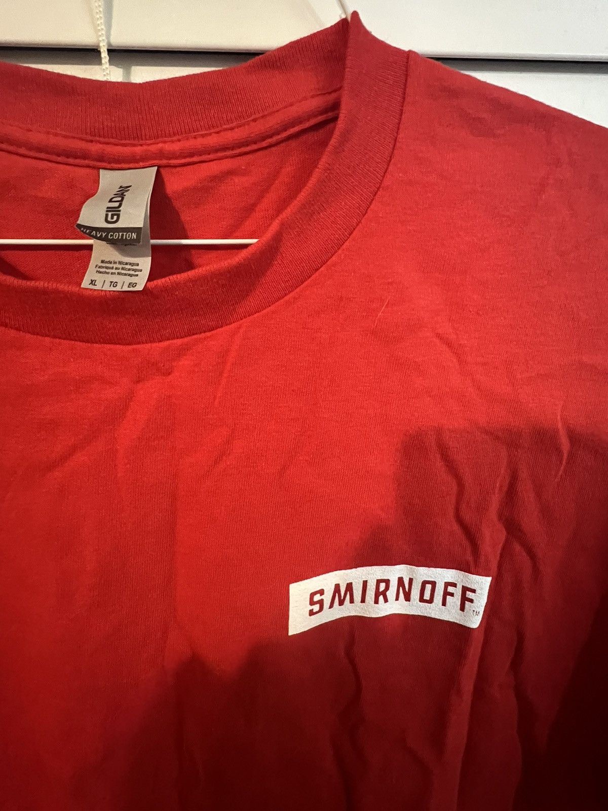 Gildan × Vintage OFFICIAL Smirnoff T Shirt Size US L / EU 52-54 / 3 - 5 Thumbnail