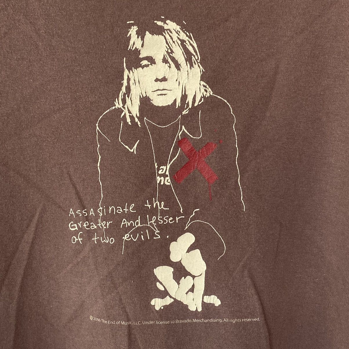 Band Tees × Nirvana × Vintage Vintage Y2K Nirvana Kurt Kobain Size US M / EU 48-50 / 2 - 2 Thumbnail