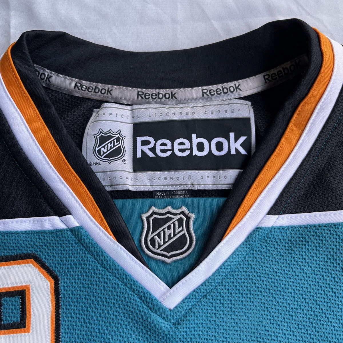 Reebok NHL San Jose Shark Reebok Jersey Size US XL / EU 56 / 4 - 6 Thumbnail