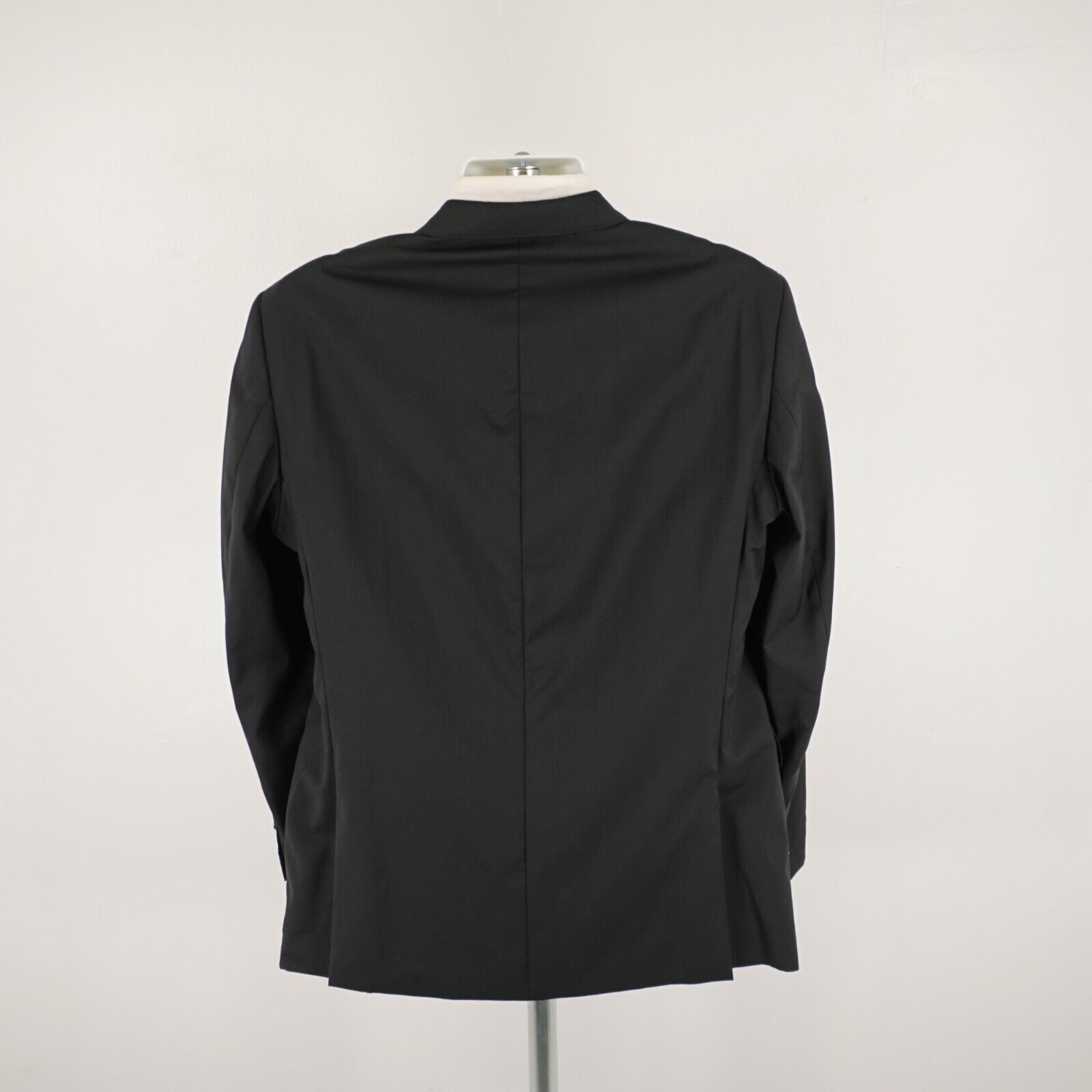 Calvin Klein Calvin Klein Black Wool Peak Label 2 Button Blazer / Suit Ja Size 40R - 7 Thumbnail
