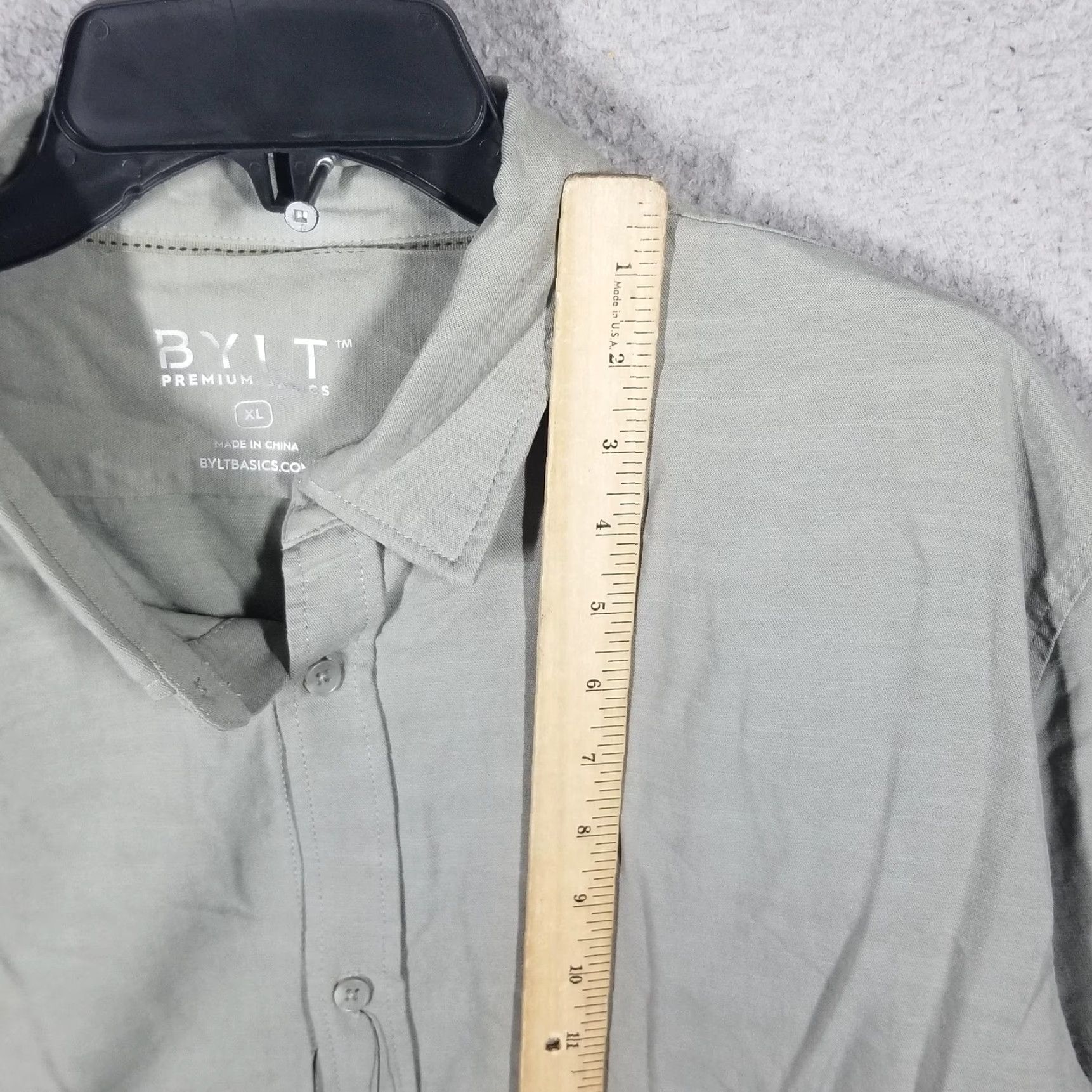 Asics BYLT Paloma 2.0 Shirt Mens XL Green Long Sleeve Button-Up Casual Soft Basics Shirt Size US XL / EU 56 / 4 - 6 Thumbnail