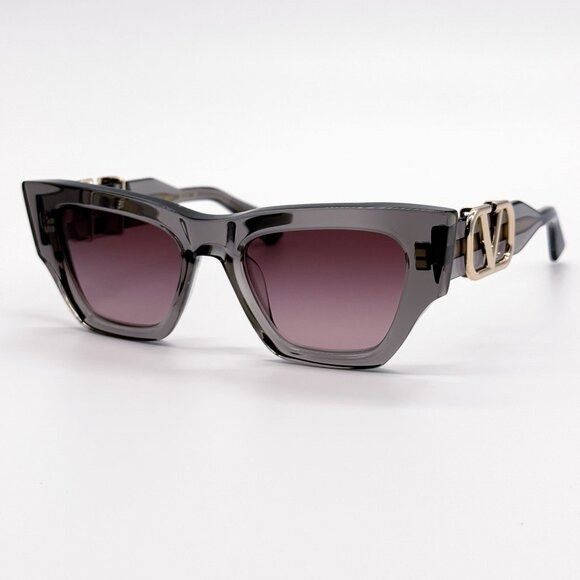 Valentino NEW VALENTINO SUNGLASSES VLS-166C VIOLET WOMEN CAT EYE EYEWE Size ONE SIZE - 1 Thumbnail