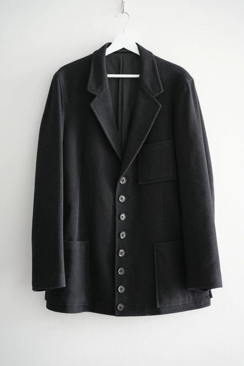 Yohji Yamamoto Yohji Yamamoto Multi-Button Wool Jacket Size US S / EU 44-46 / 1 - 1 Thumbnail