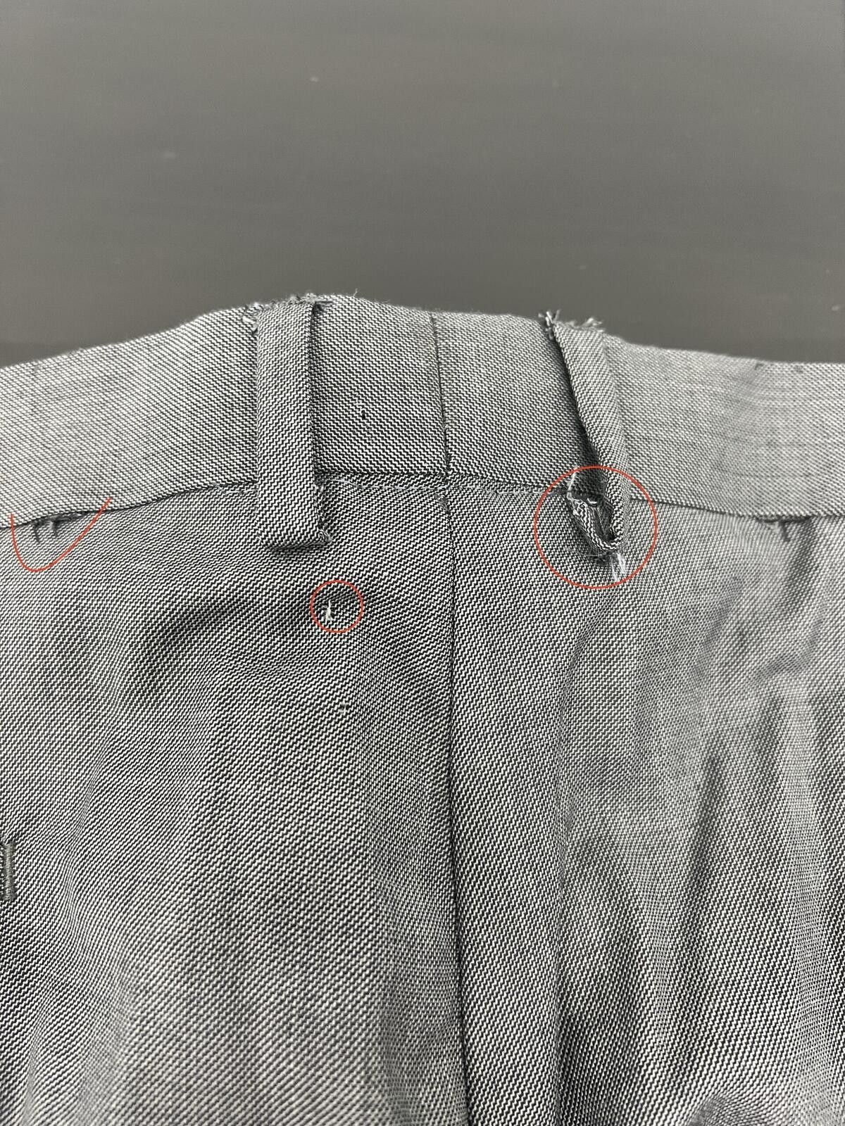 Other Alfani Red Men's Grey 100% Wool Slim Fit Pants - Gray - 34 Size US 34 / EU 50 - 2 Thumbnail