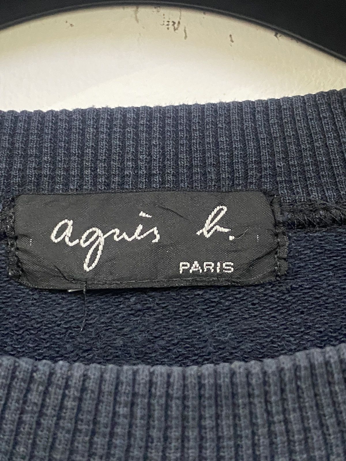 agnes b. 💥AGNES B. PARIS DESIGNER CANTER LOGO SWEATSHIRT CREWNECK Size US M / EU 48-50 / 2 - 10 Thumbnail