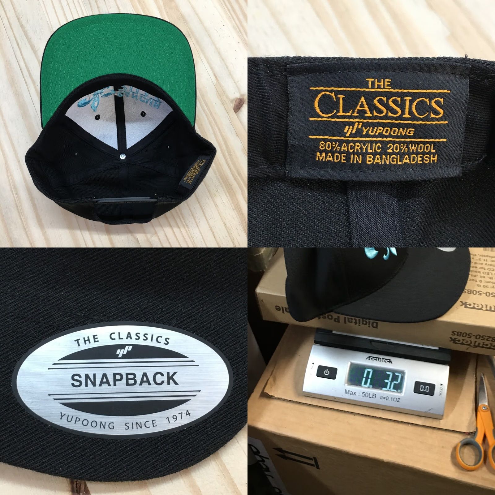 Vintage Yupoong Cancun 2017 Snapback Cap Hat Mens One Size Black Flat Brim Adjustable Classics Cap Size ONE SIZE - 8 Thumbnail