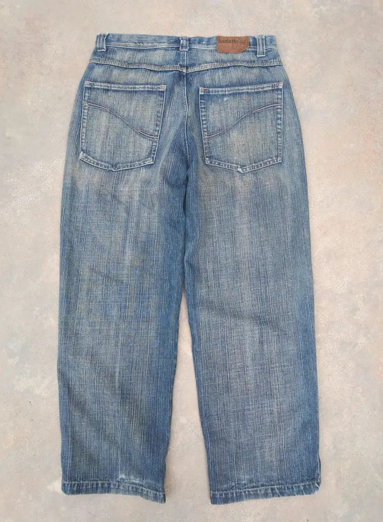 Jean Vintage Y2k Knobetta Baggy Jeans 34x30 Size US 34 / EU 50 - 2 Thumbnail
