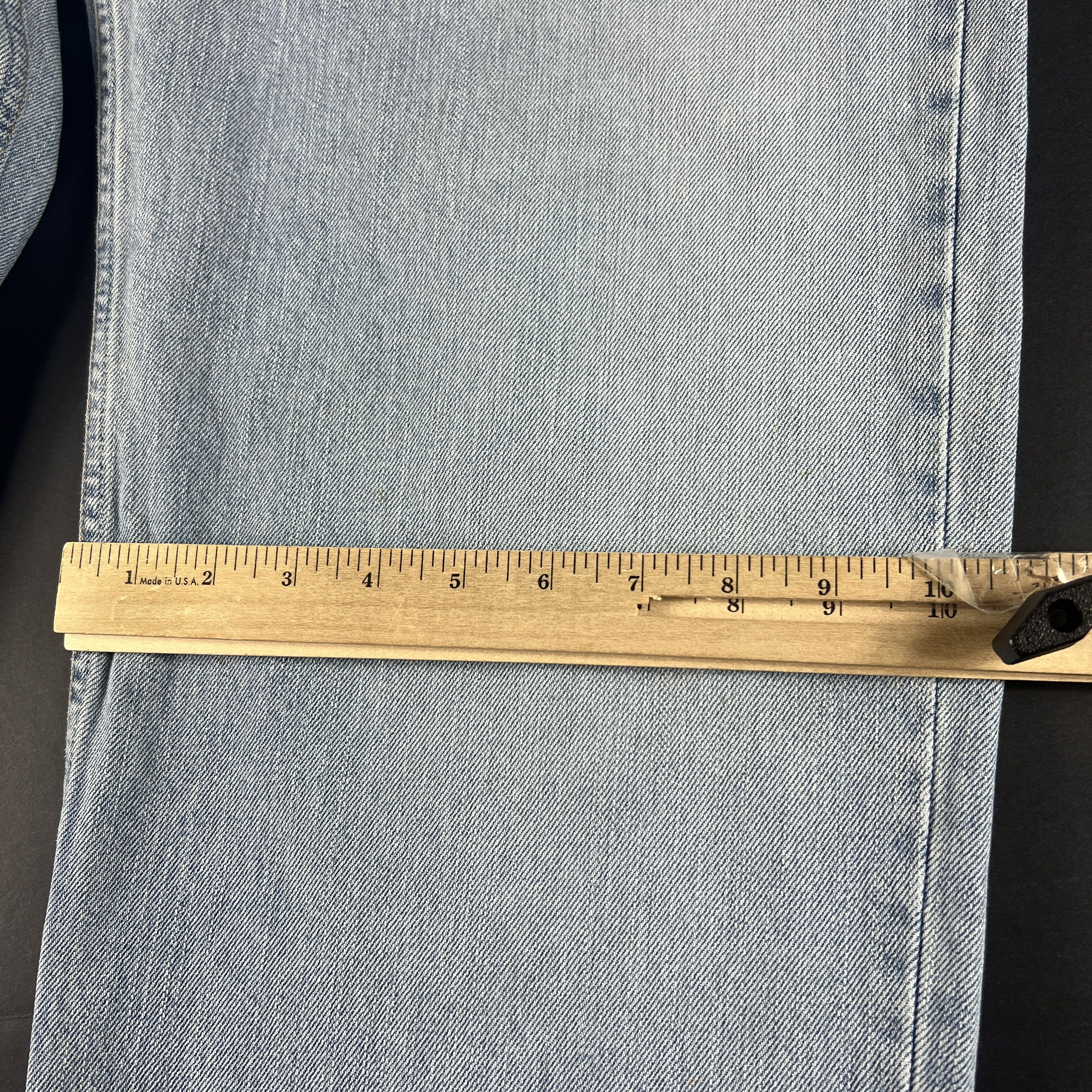 Levi's × Vintage Y2K Levi's Jean 550 Relaxed Straight Light Blue Cotton Denim Size US 37 - 22 Thumbnail