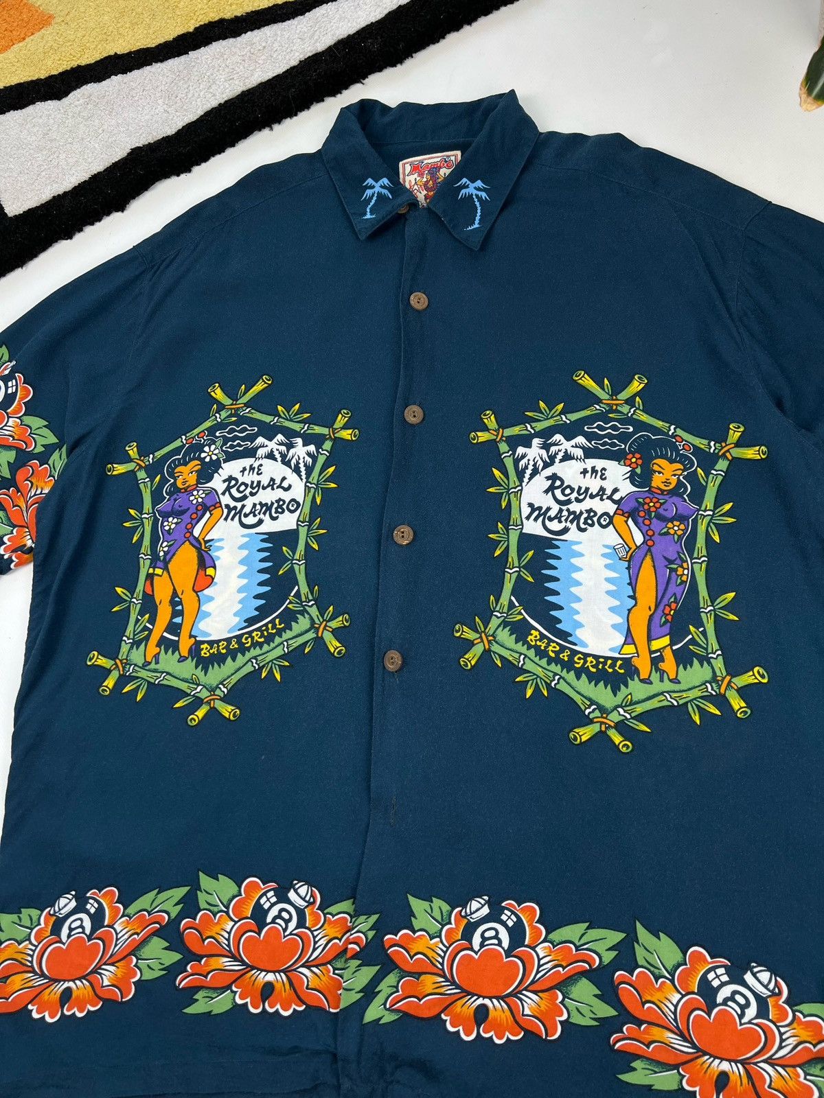 Mambo vintage mambo shirt the royal mambo Tiger and sexy lady Size US M / EU 48-50 / 2 - 5 Thumbnail
