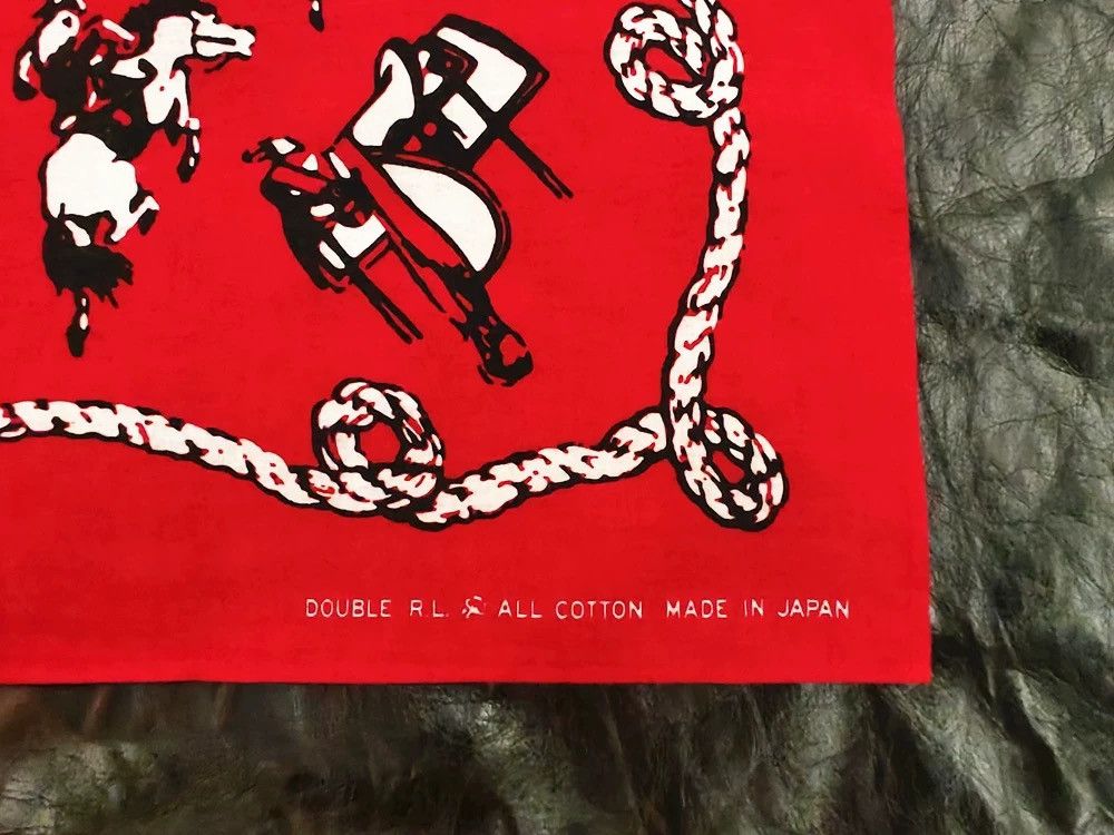 RRL Ralph Lauren RRL Bandana COTTON Scarf handkerchief Size ONE SIZE - 6 Thumbnail