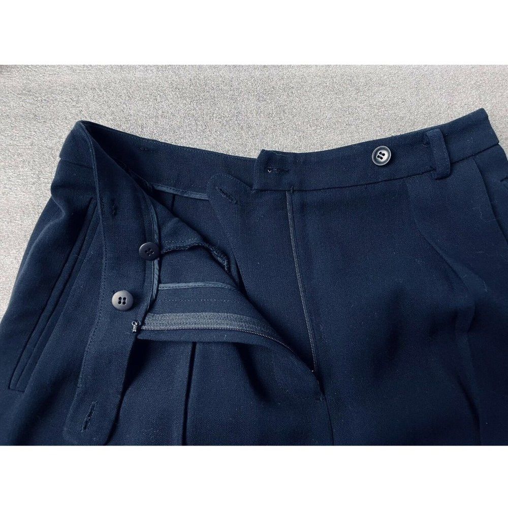 Emanuel Ungaro Emanuel Ungaro Navy Blue Dress Pants Size 4 Size 27" / US 4 / IT 40 - 9 Thumbnail