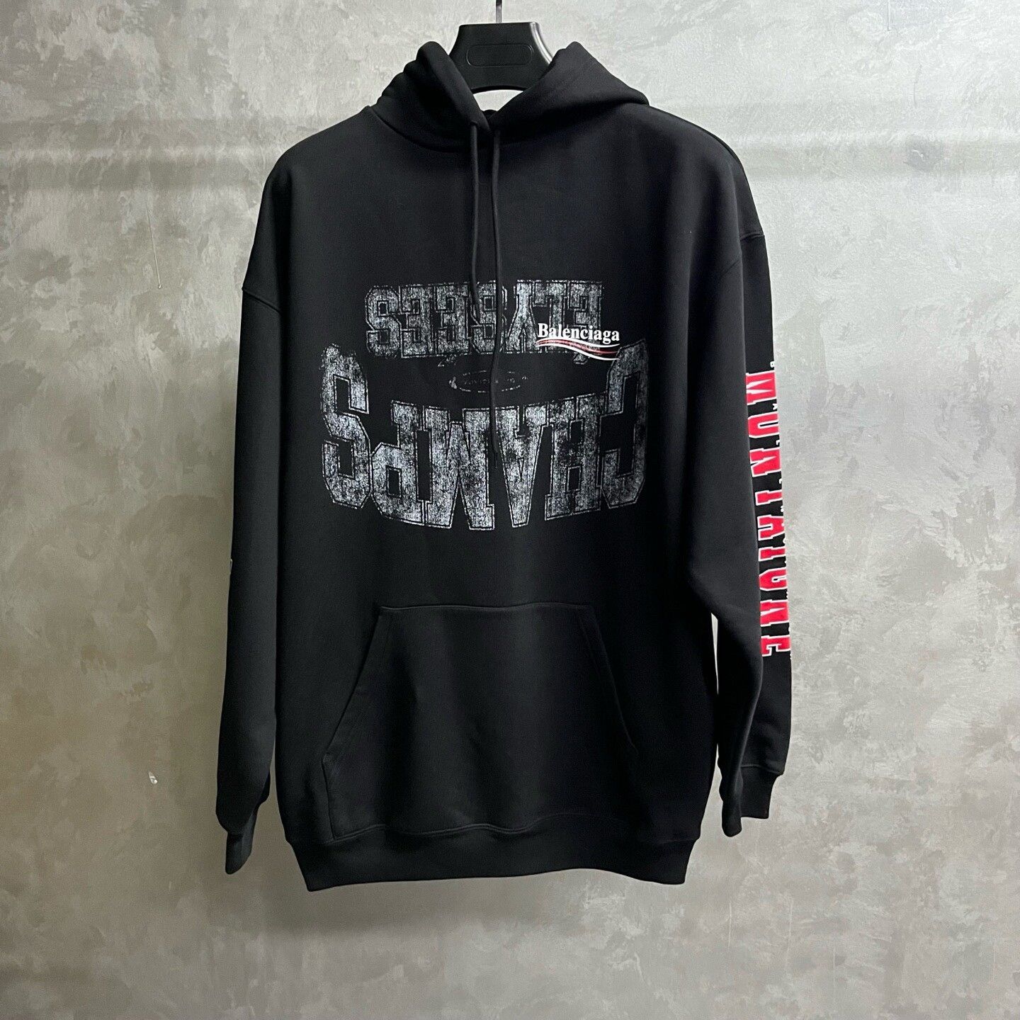 Balenciaga Balenciaga Black Hoodie XS Women Size XS / US 0-2 / IT 36-38 - 1 Thumbnail