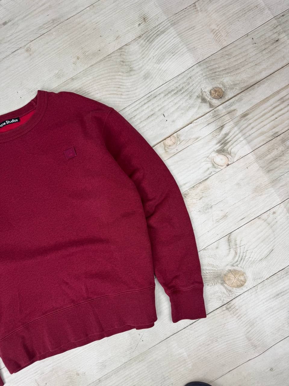 Acne Studios Acne Studios Crew Neck Sweatshirt Oversized Burgundy Size US XS / EU 42 / 0 - 4 Thumbnail