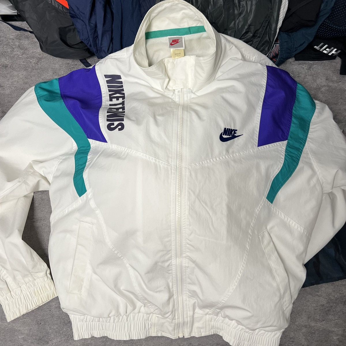 Nike × Vintage TENNIS NIKE VINTAGE JACKET Size US L / EU 52-54 / 3 - 4 Thumbnail