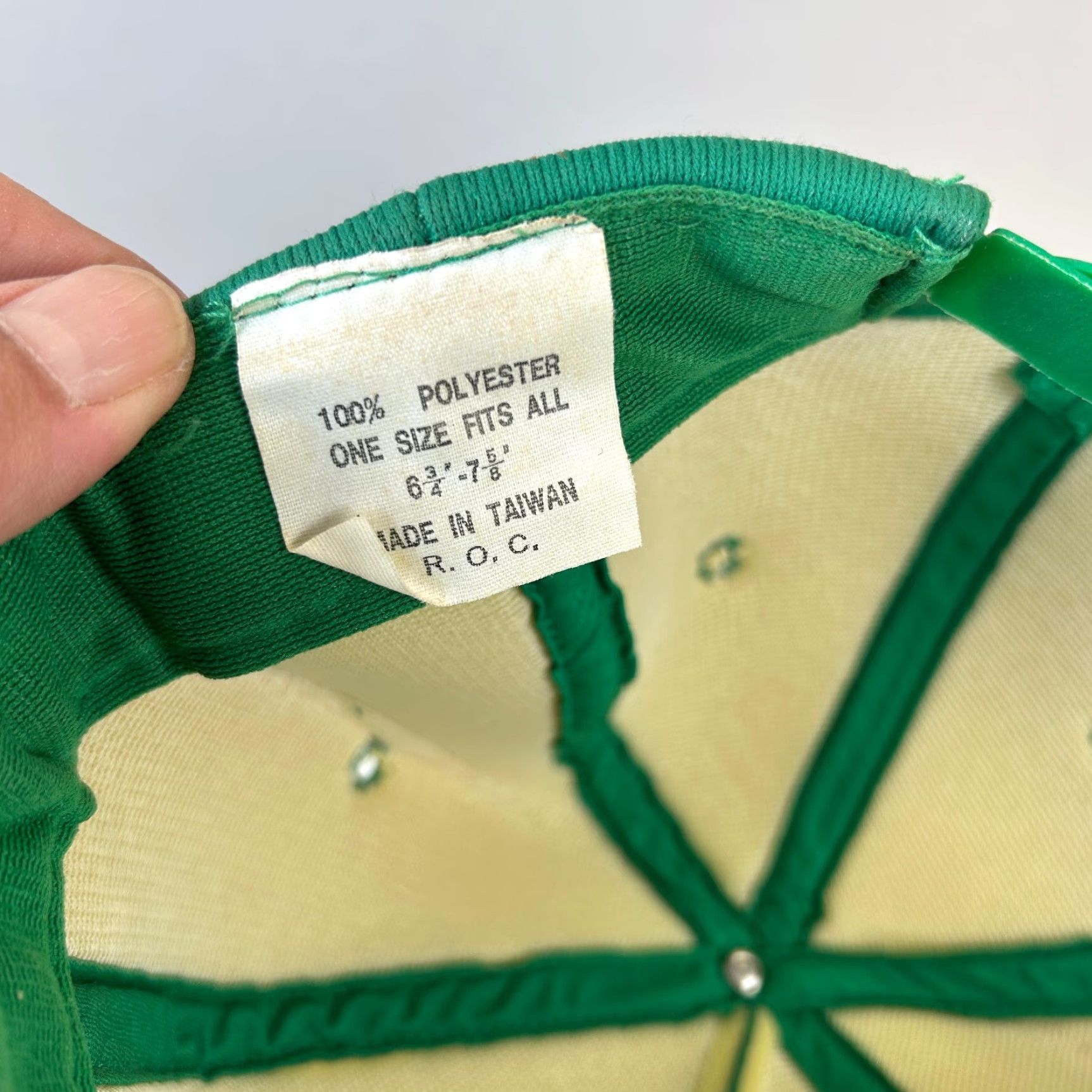 Vintage VINTAGE Dutra Dredging Company LIberty Sacramento Trucker Hat Green Thick Size ONE SIZE - 7 Thumbnail