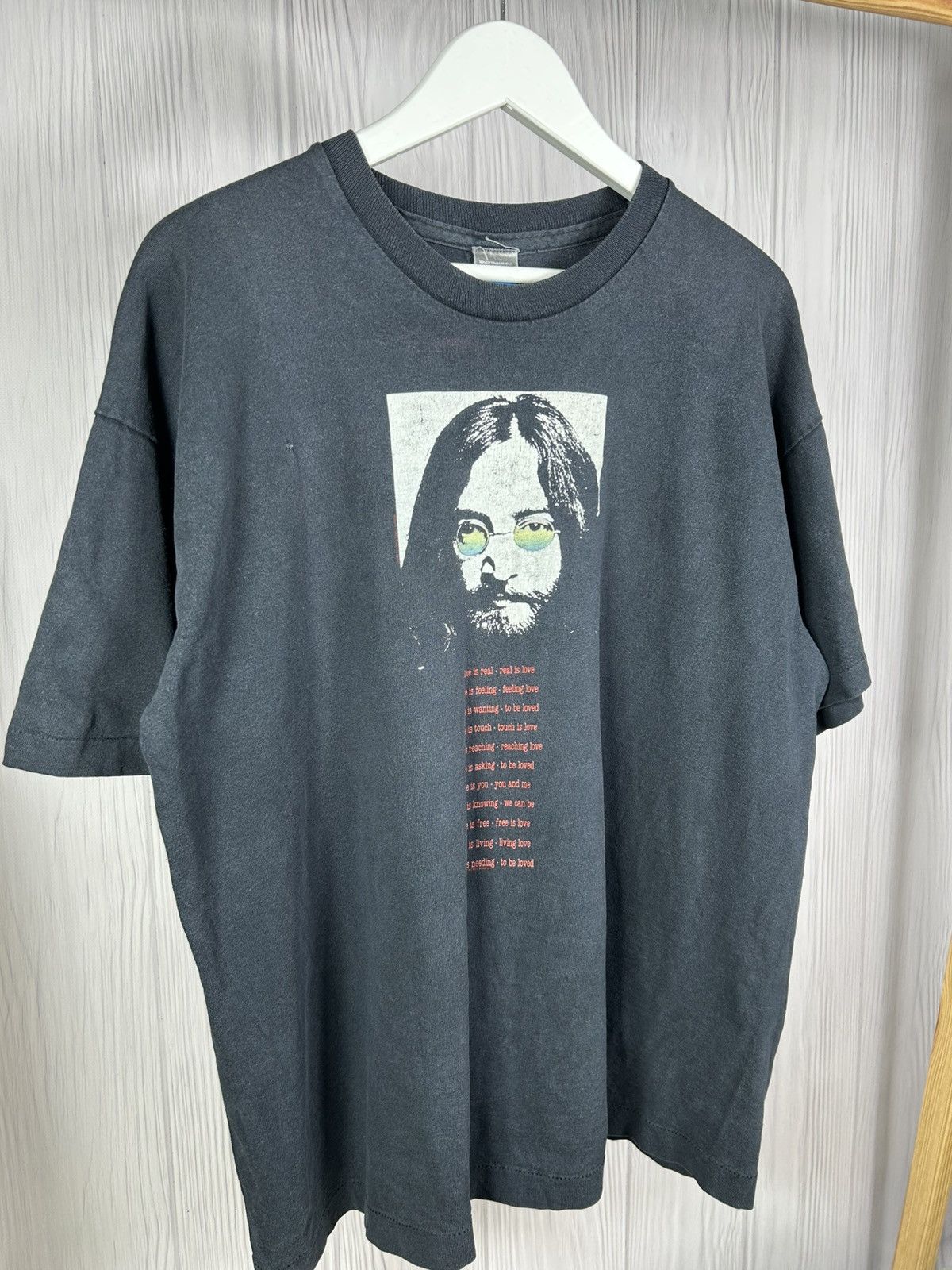 Band Tees Rare Vintage 1971 John Lenon Love Song T-Shirt Size XL Size US XL / EU 56 / 4 - 2 Thumbnail