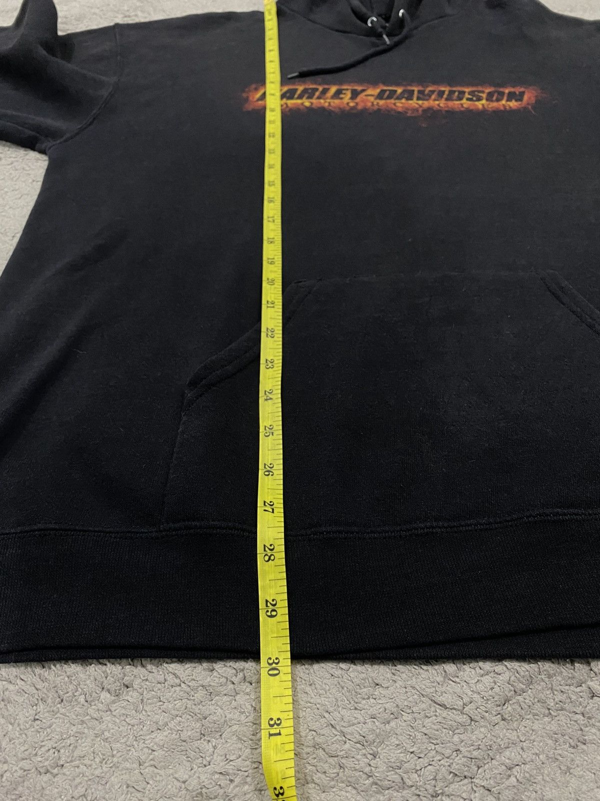 Harley Davidson × Vintage Harley Davidson Logo Flame Hoodie Vintage 2004 Size US XL / EU 56 / 4 - 15 Thumbnail