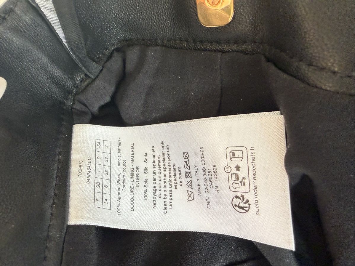 Dior Dior Skort with CD Buckle Black Lambskin Size 26" / US 2 / IT 38 - 5 Thumbnail