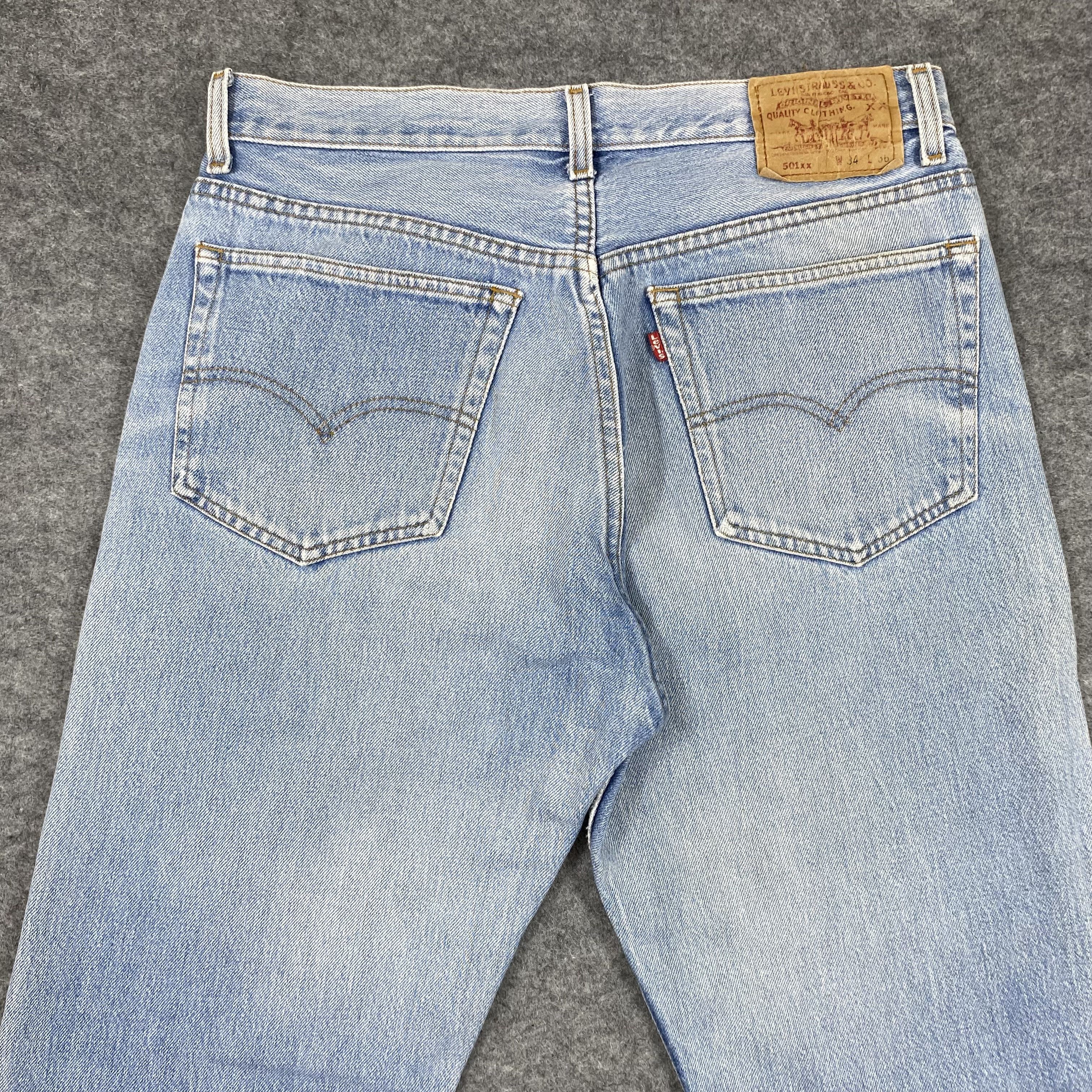 Levi's Vintage Clothing Levis Distressed Blue Vintage Jeans 31x31 Denim-JN4015 Size US 31 - 4 Thumbnail