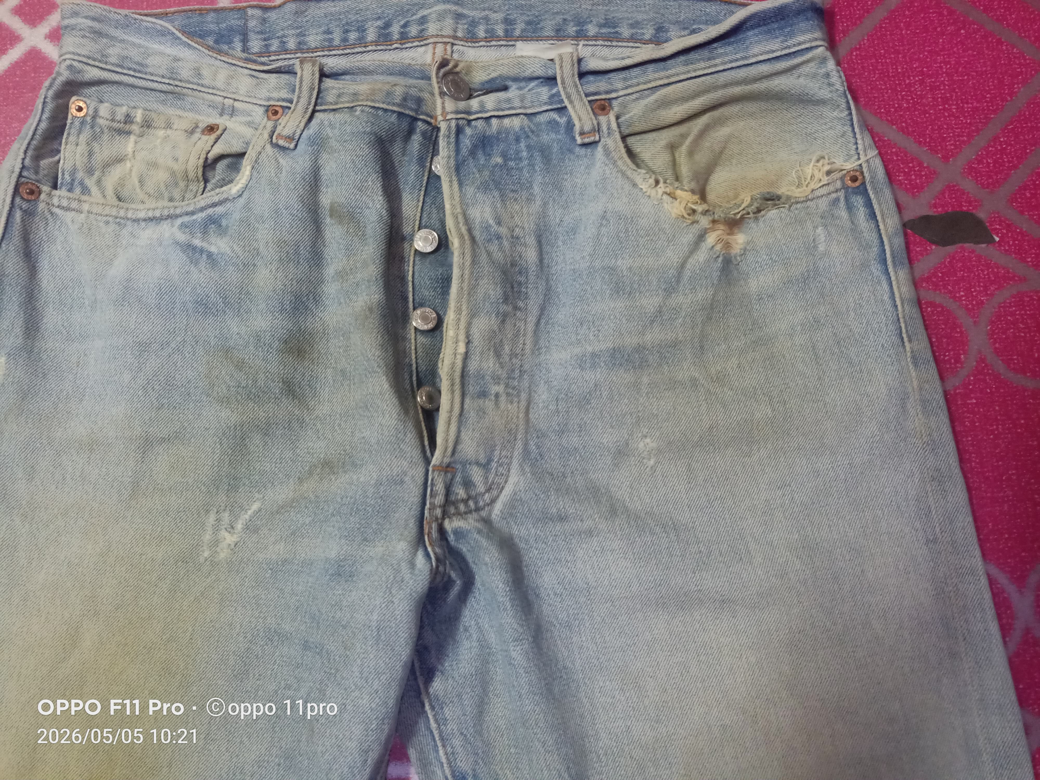 Levi's Vintage Clothing 💥Vintage Levi's 501 LVC Redselvedge Men 35x34 Size US 35 - 10 Thumbnail