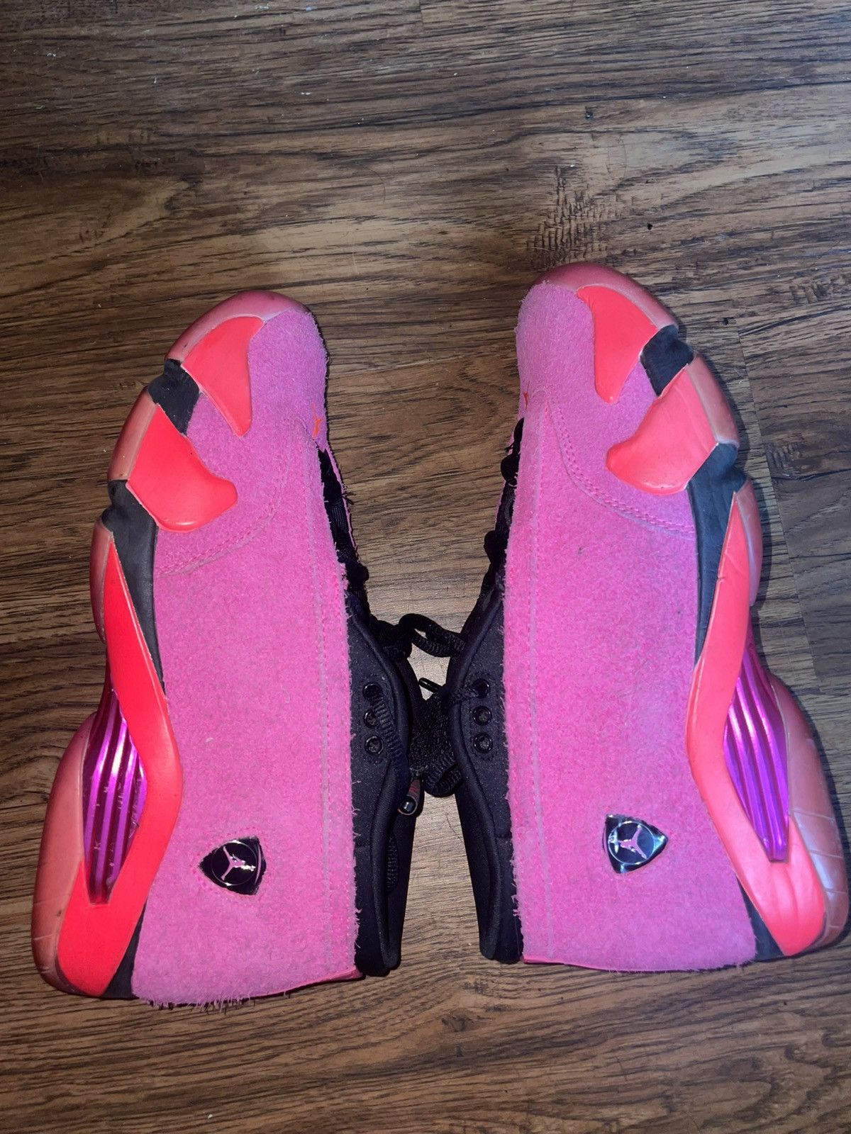 Jordan Brand Jordan 14 shocking pink size 8 womens Size US 8 / IT 38 - 3 Thumbnail